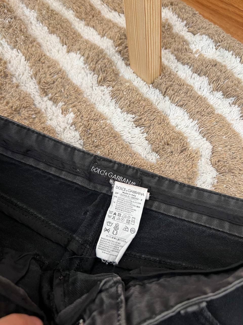 Dolce & Gabbana DOLCE GABBANA BLACK JEANS PANTS VINTAGE Size 33" - 7 Thumbnail