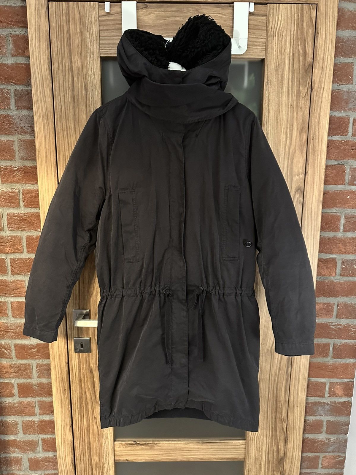 Acne Studios Black Parkas Down Jacket 36/S