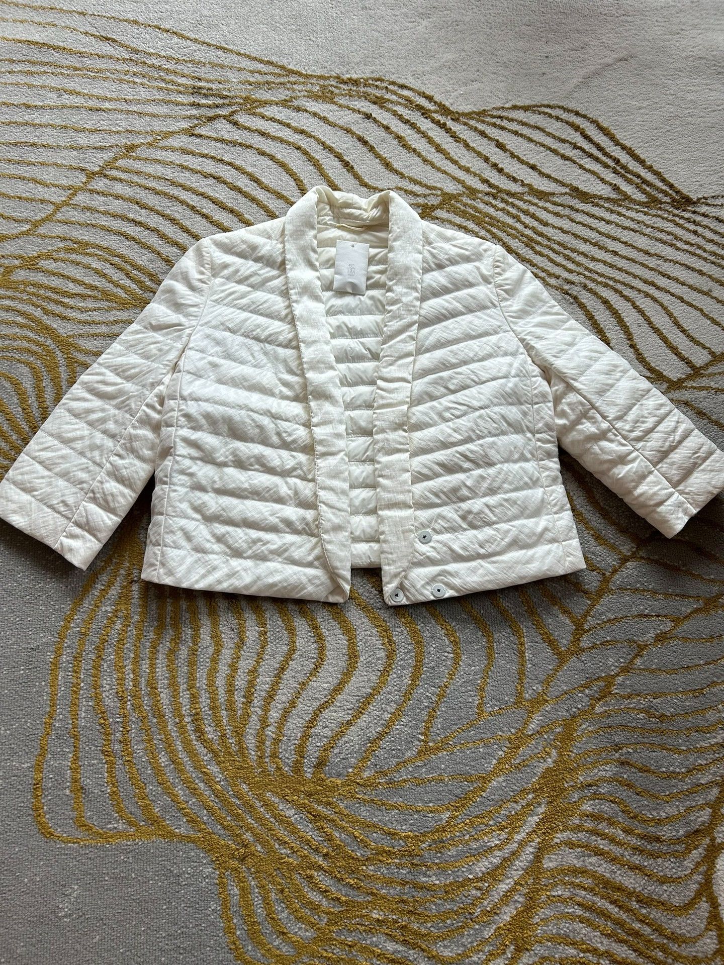 Brunello Cucinelli lightweight floral down jacket by brunello cucinelli Size US M / EU 48-50 / 2 - 1 Thumbnail