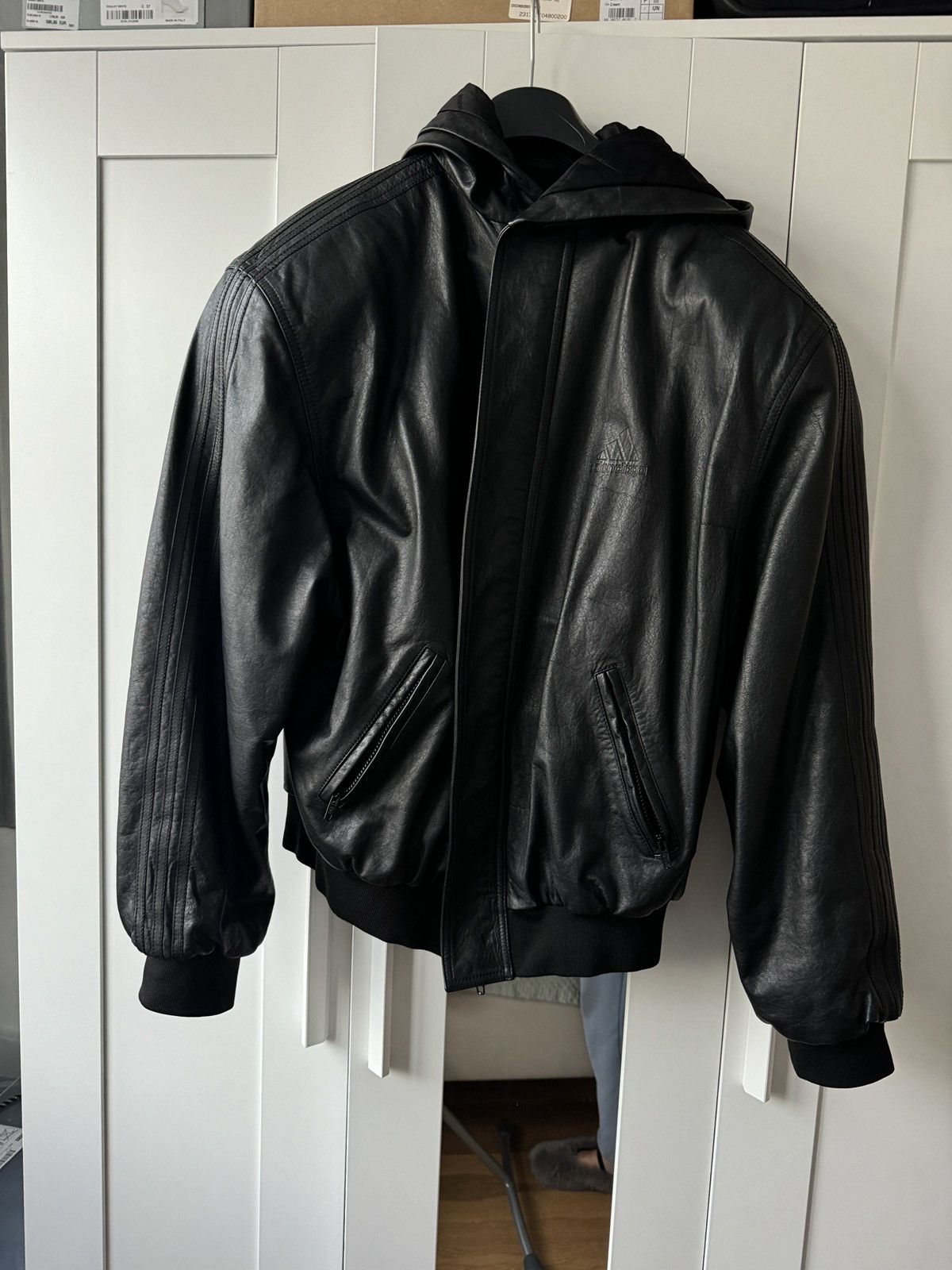 Adidas × Balenciaga Leather bomber Balenciaga X Adidas Size US M / EU 48-50 / 2 - 1 Thumbnail