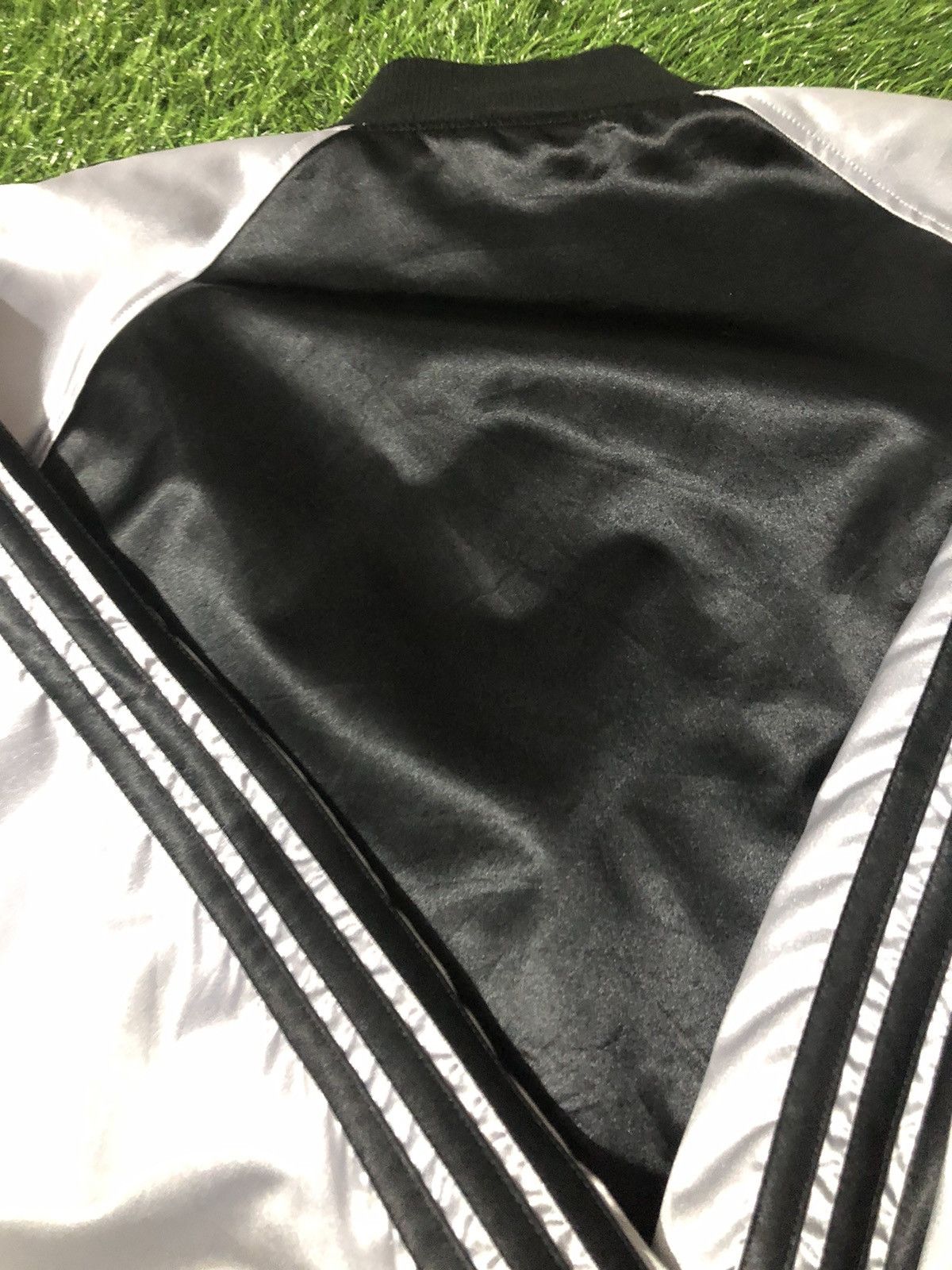 Adidas × Japanese Brand ADIDAS x VARSITY JACKET BLACK SILVER Size US L / EU 52-54 / 3 - 7 Thumbnail