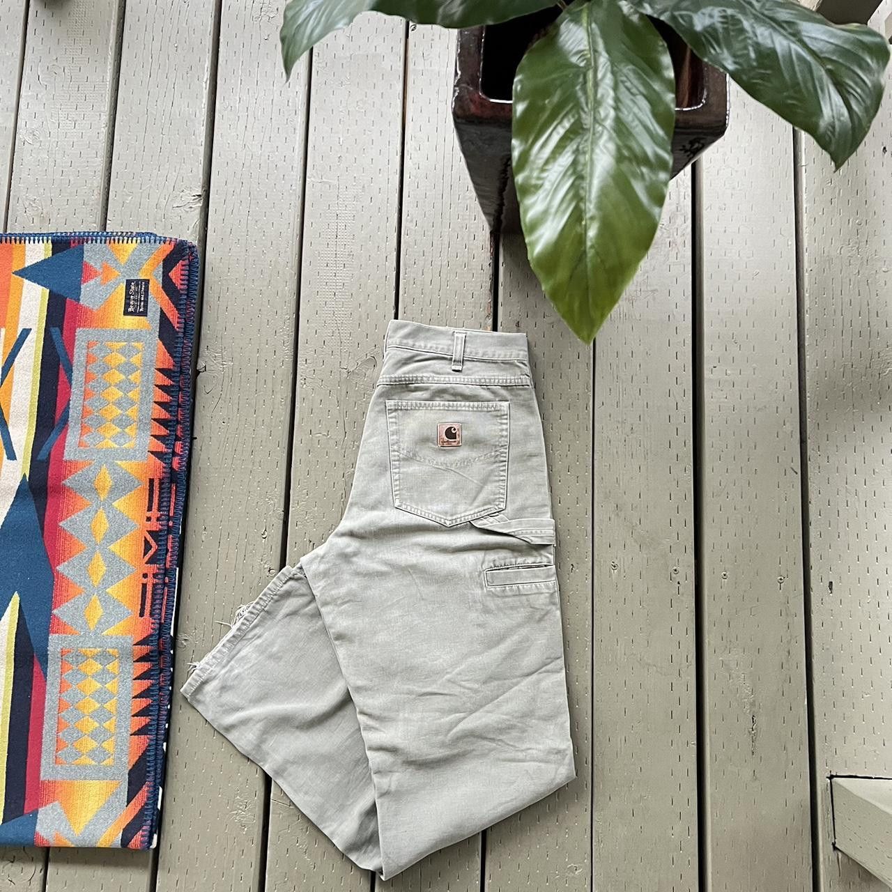Carhartt × Vintage Vintage Carhartt Pants Green Olive Size US 32 / EU 48 - 3 Thumbnail
