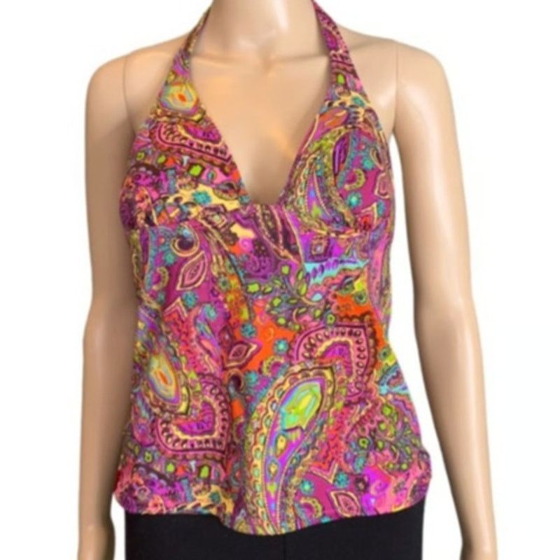 Victoria's Secret Victoria’s Secret Women's Medium Swim Tankini Top Purple Size M / US 6-8 / IT 42-44 - 11 Thumbnail