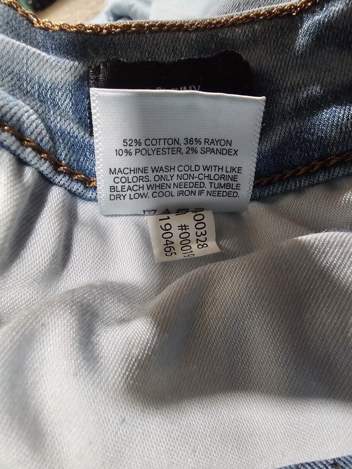 Express Womens Express High Rise Stretch Skinny Jeans Size 12R Size 34" / US 12 / IT 48 - 5 Thumbnail