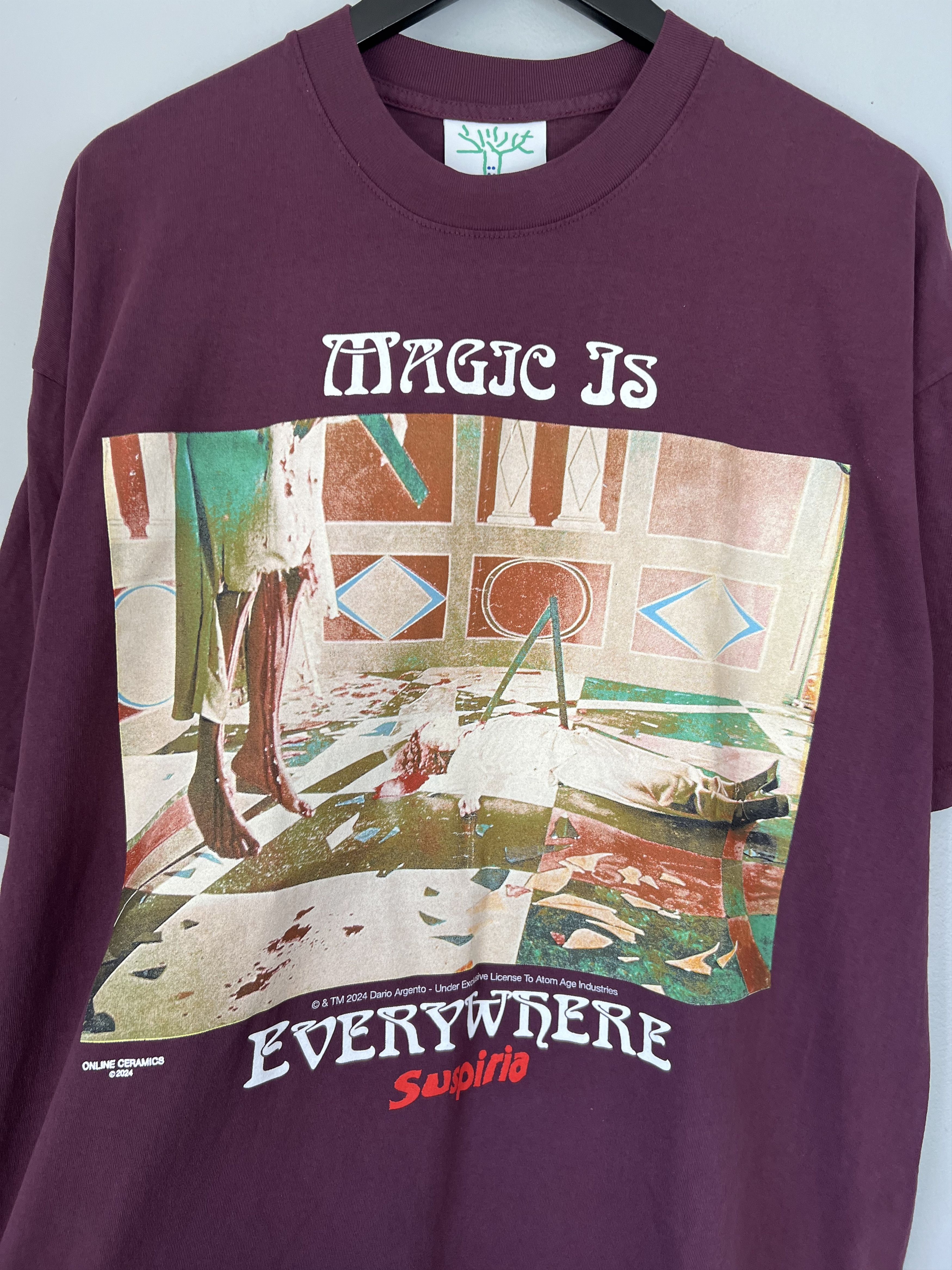 Online Ceramics Online Ceramics Suspiria Magic Is Everywhere Tee in Purple Size US M / EU 48-50 / 2 - 2 Thumbnail