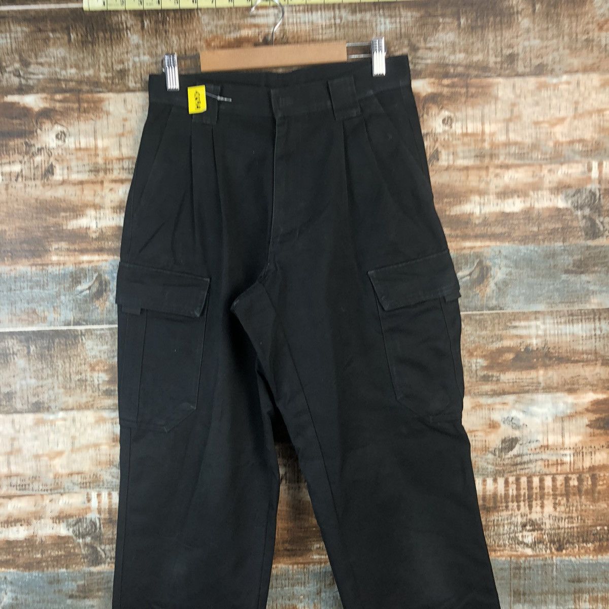 Japanese Brand DL Japanese Brand Black Cargo Multipocket Pants #C694 Size US 28 / EU 44 - 2 Thumbnail