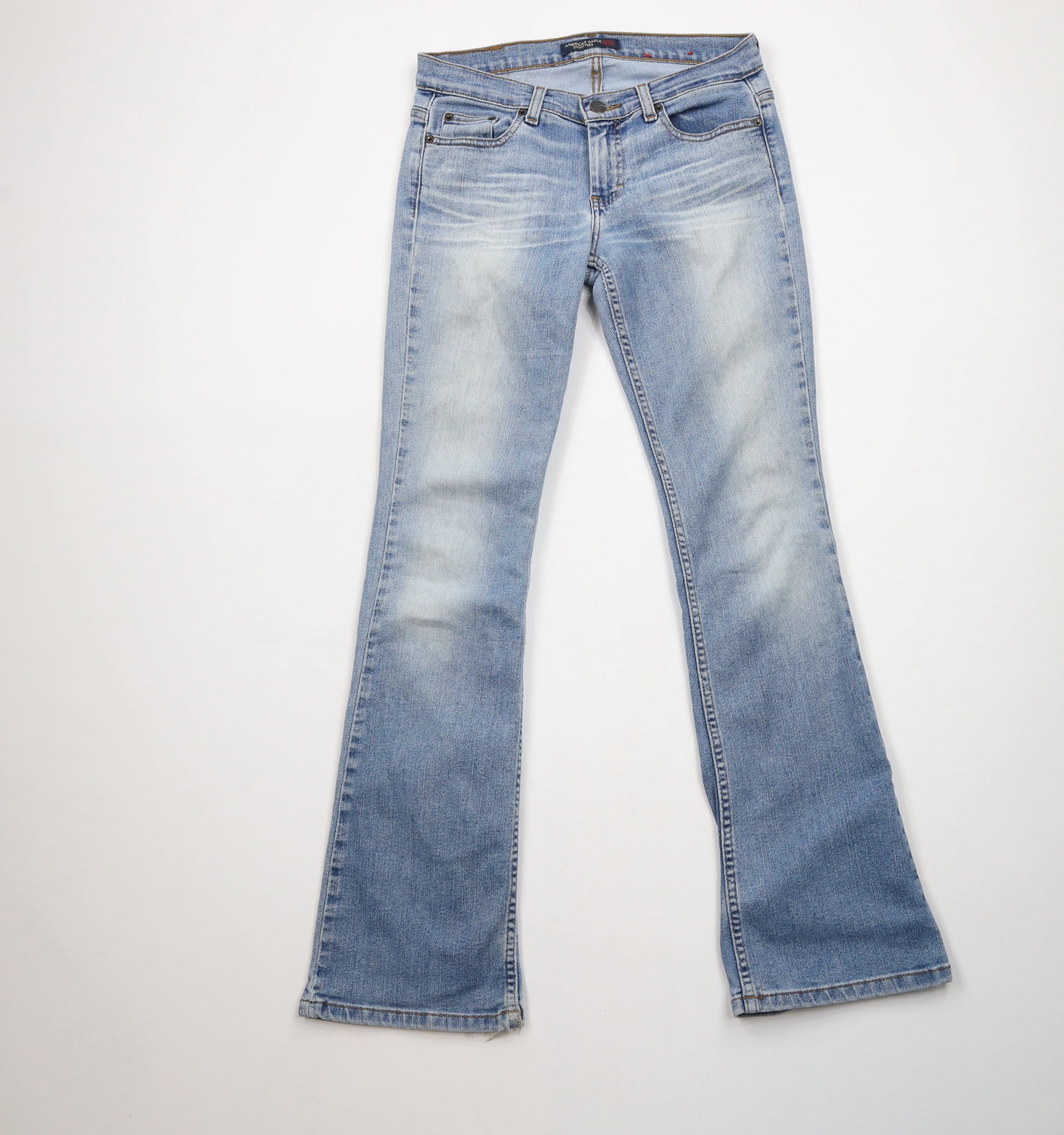 American Eagle Outfitters × Vintage Vintage Y2K American Eagle Outfitters Distressed Jeans Size 27" / US 4 / IT 40 - 1 Thumbnail