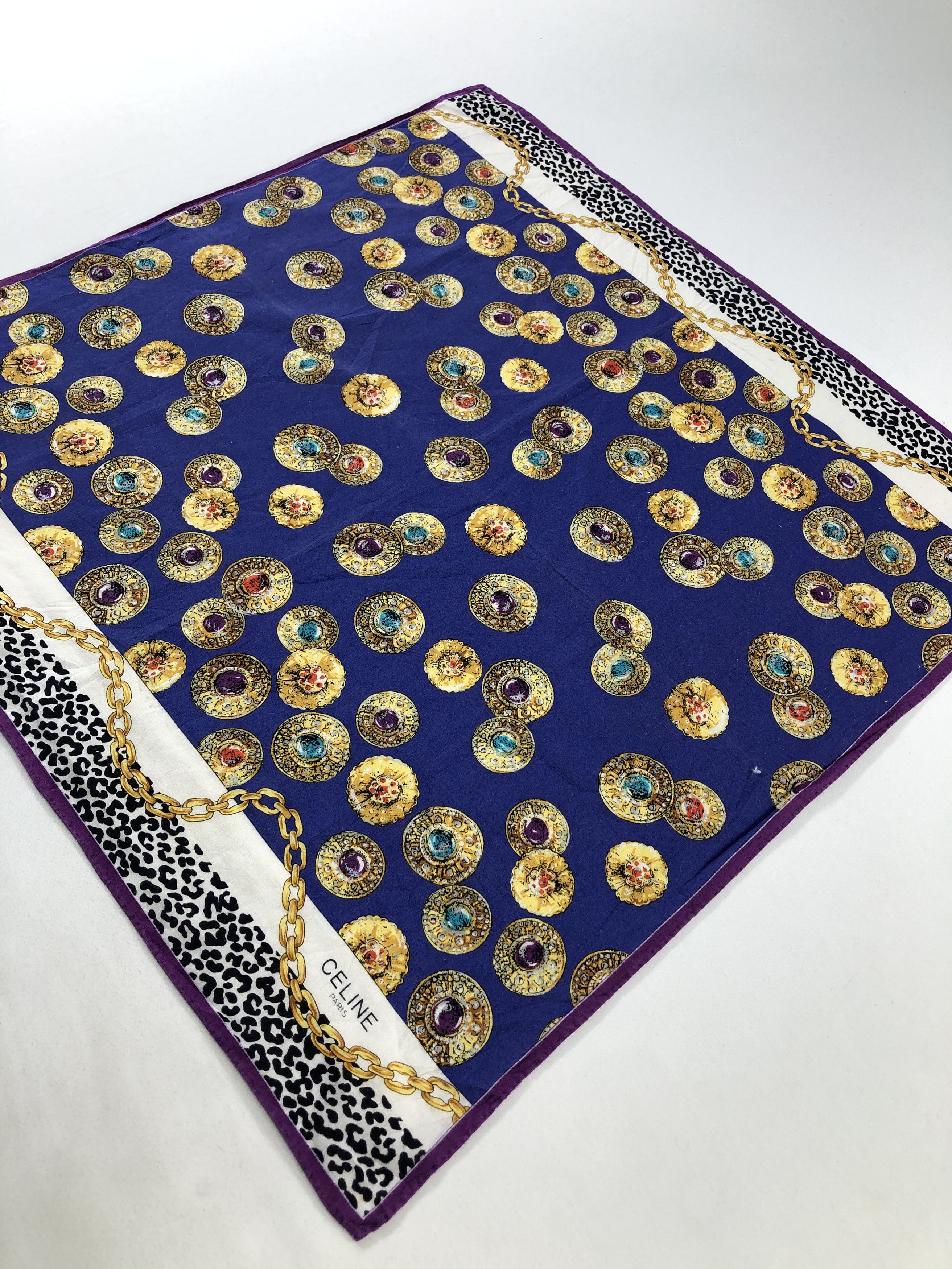 Celine Celine Handkerchief / Bandana / Neckerchief / Babushka Size ONE SIZE - 3 Thumbnail