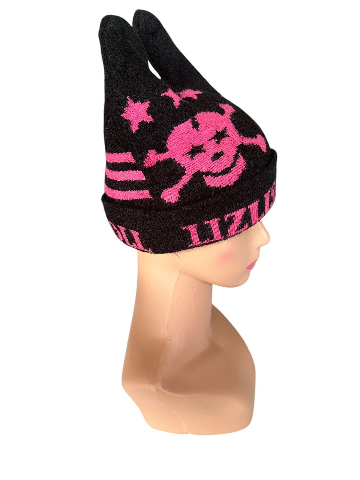 Japanese Brand × Kapital × Vintage Skull Japanese Punk Bondage Style Horn Devil Beanie Hats Size ONE SIZE - 10 Thumbnail