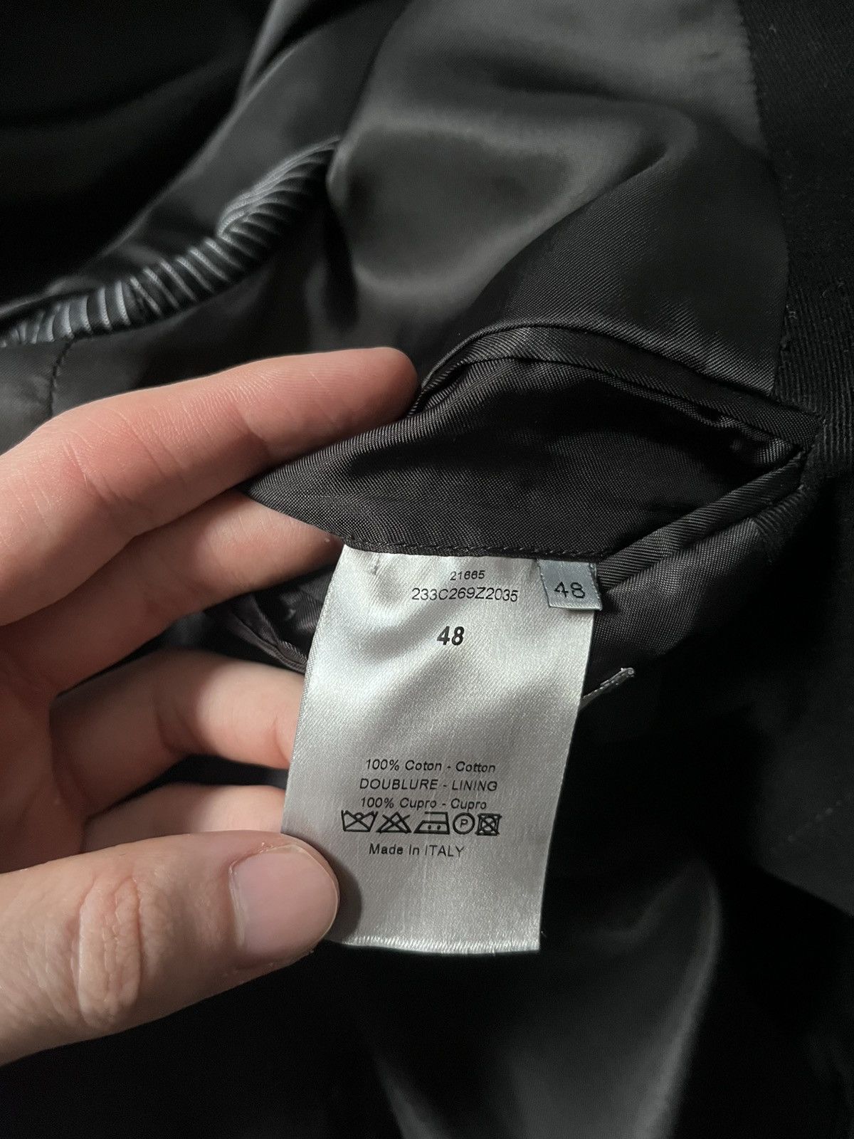 Dior velour jacket blazer archival rare black