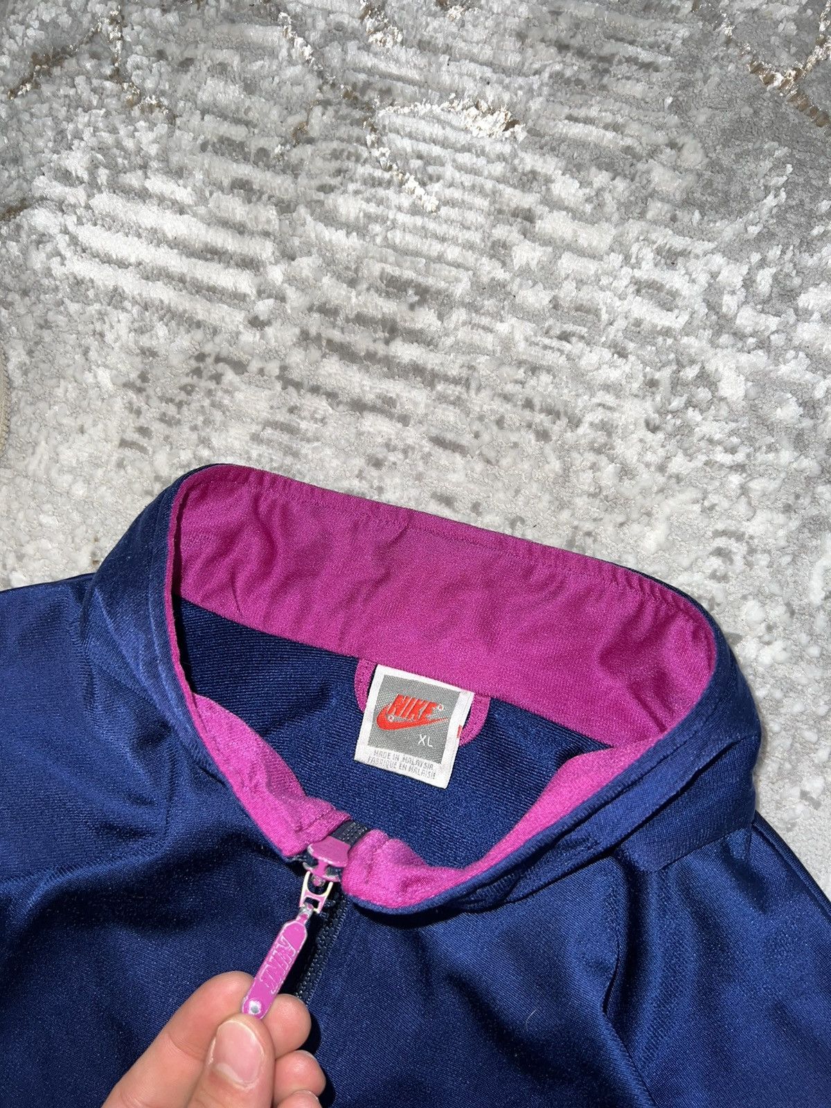 Nike × Vintage NIKE VINTAGE 90S ZIP SWEATSHIRT BOXY FIT Y2K CREWNECK Size US XL / EU 56 / 4 - 5 Thumbnail