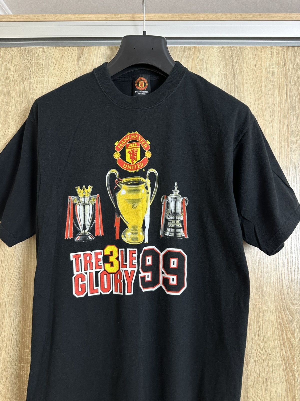 Vintage 🔥 Manchester United Treble Glory 1998 1999 T Shirt Vintage Size US L / EU 52-54 / 3 - 2 Thumbnail
