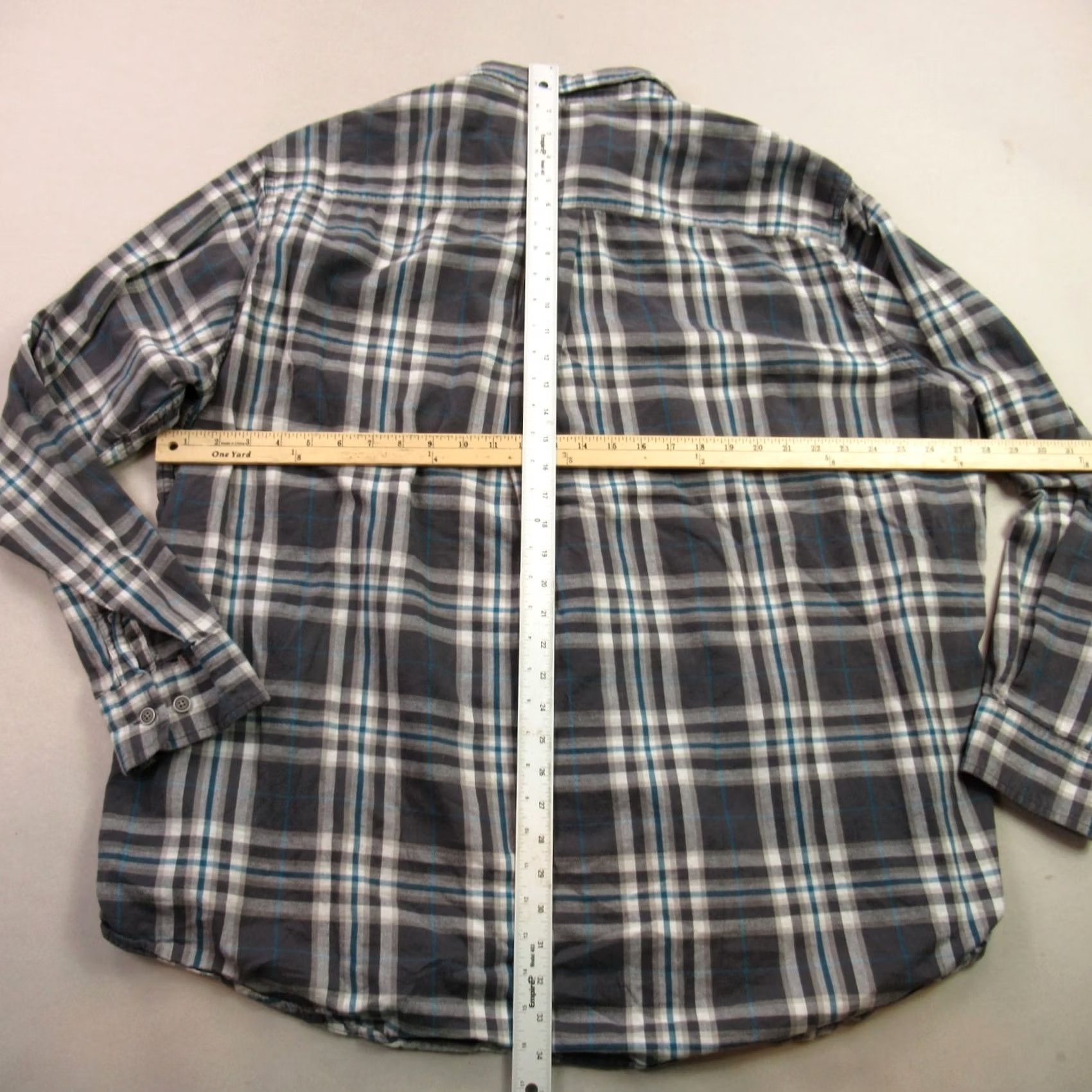 Vintage Cabela's Shirt Mens 3XL Tall Long Sleeve Plaid Button Up Pocket Casual Shirt Size US XXL / EU 58 / 5 - 6 Thumbnail