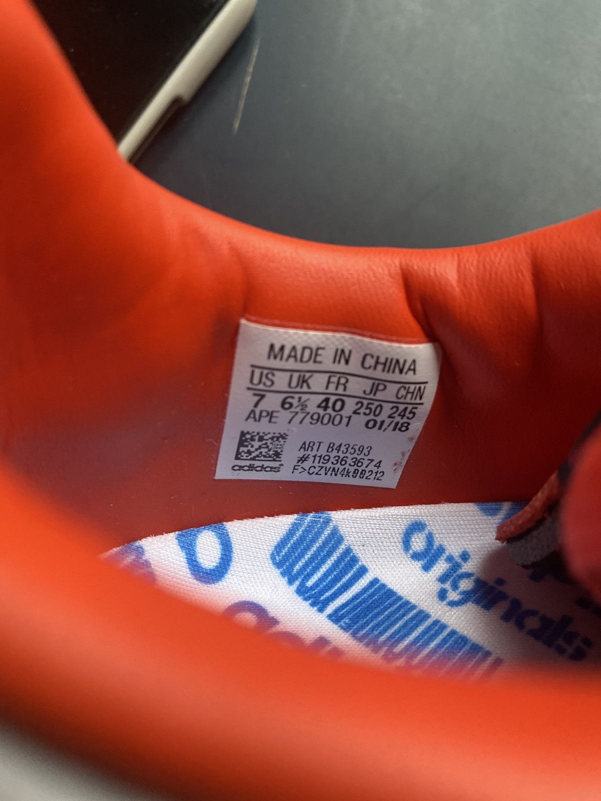 Adidas adidas alexander Wang Bball Soccer Bold Orange Sneakers Size US 6.5 / EU 39-40 - 6 Thumbnail
