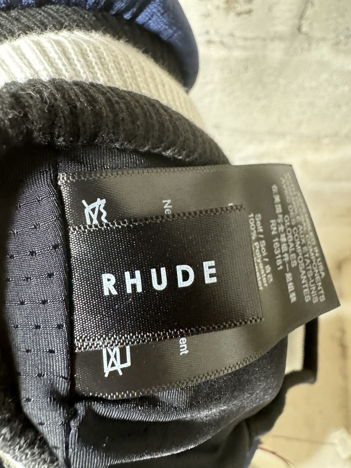 Rhude (NEW) RHUDE Court Logo Shorts Blue Size US 36 / EU 52 - 8 Thumbnail