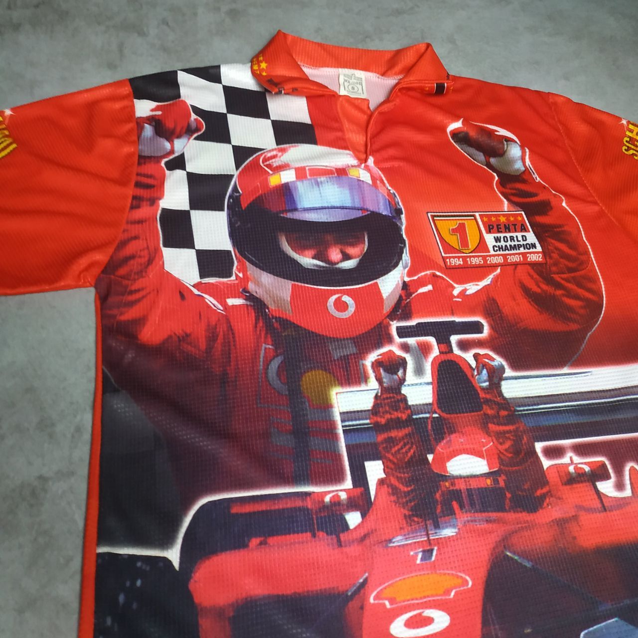 Ferrari Vintage Ferrari Michael Schumacher Formula 1 Jersey Tee Size US S / EU 44-46 / 1 - 2 Thumbnail