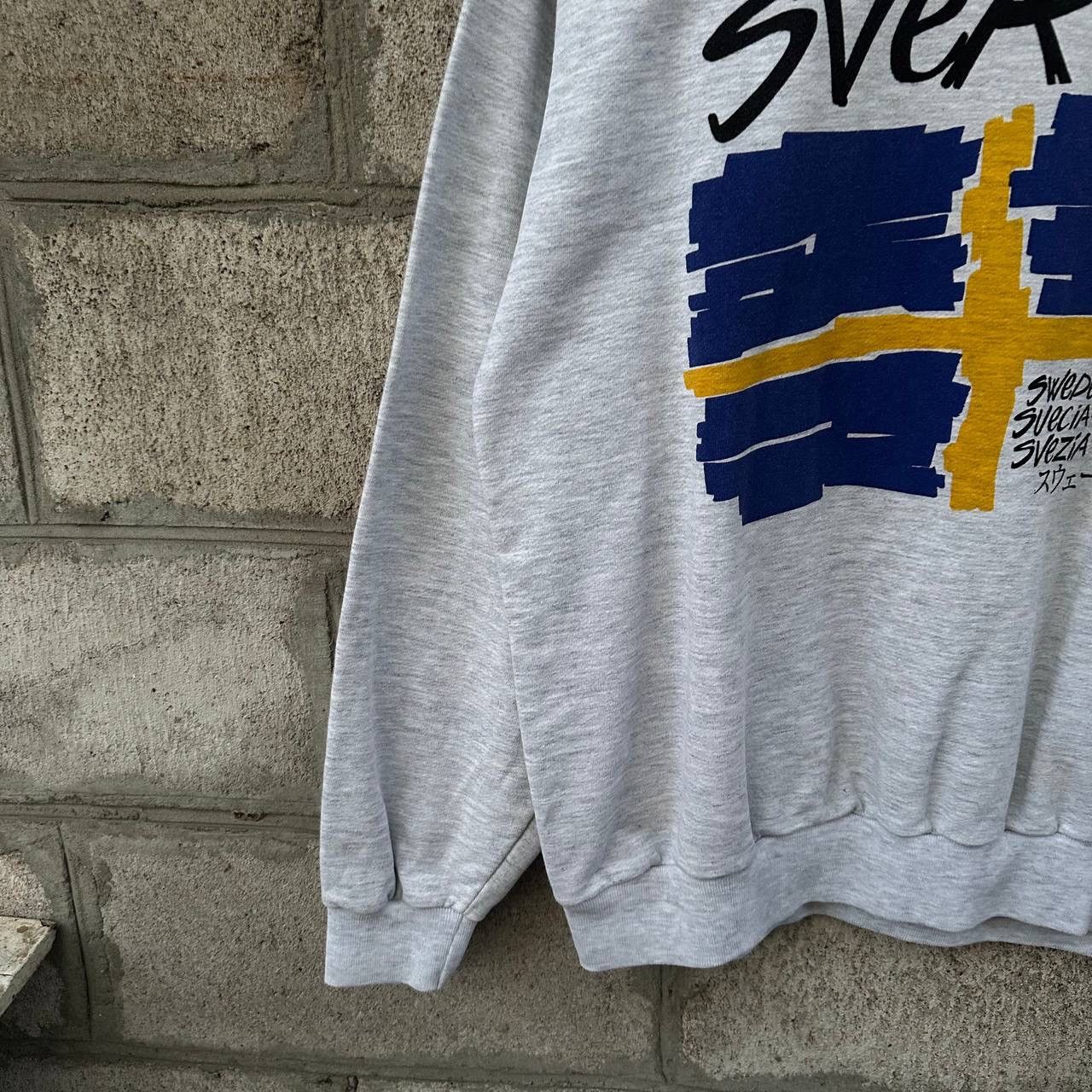 Atletica Vintage Sverige Sweatshirt Swedish Big Logo Y2K 00s USA Size US L / EU 52-54 / 3 - 4 Thumbnail