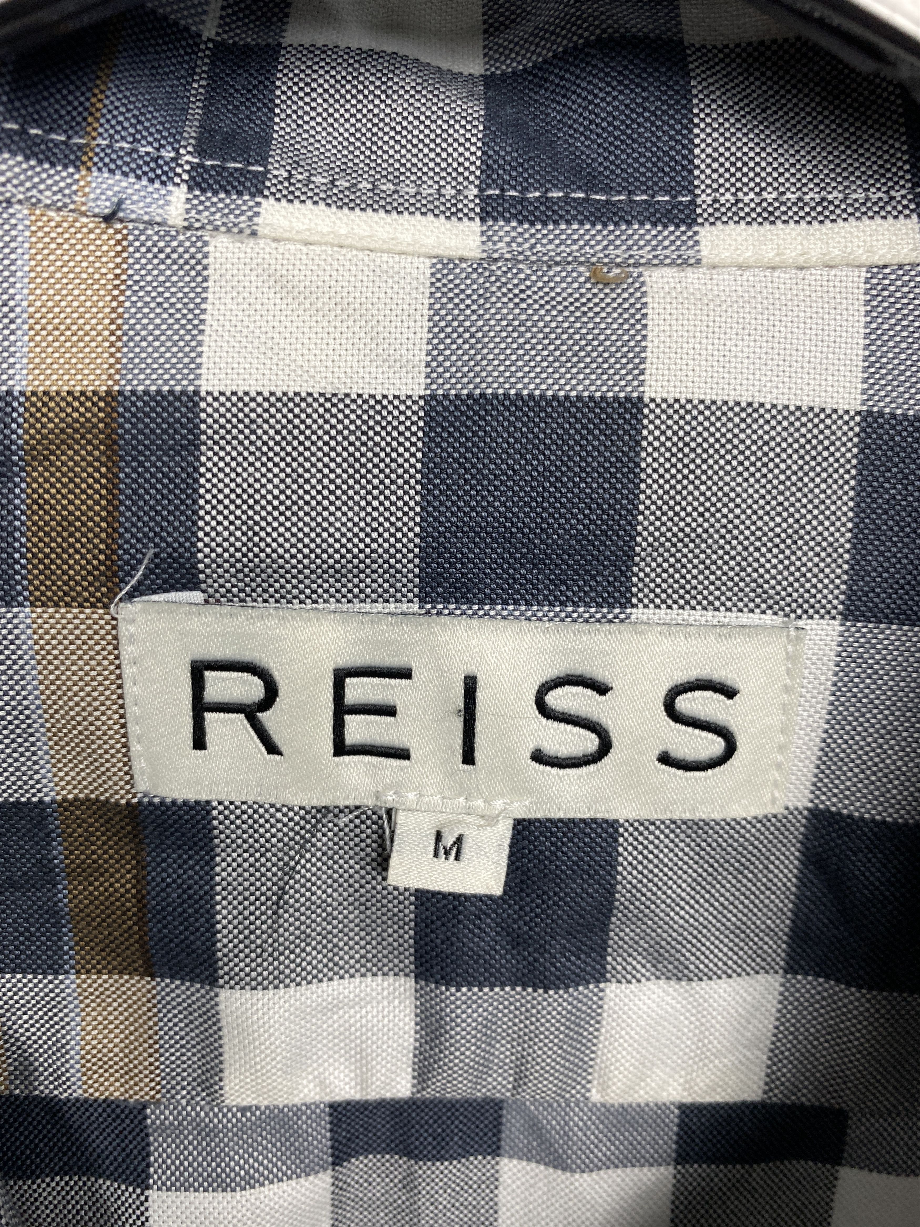 Reiss Reiss Mens Long Sleeve Plaid Shirt Size US M / EU 48-50 / 2 - 3 Thumbnail