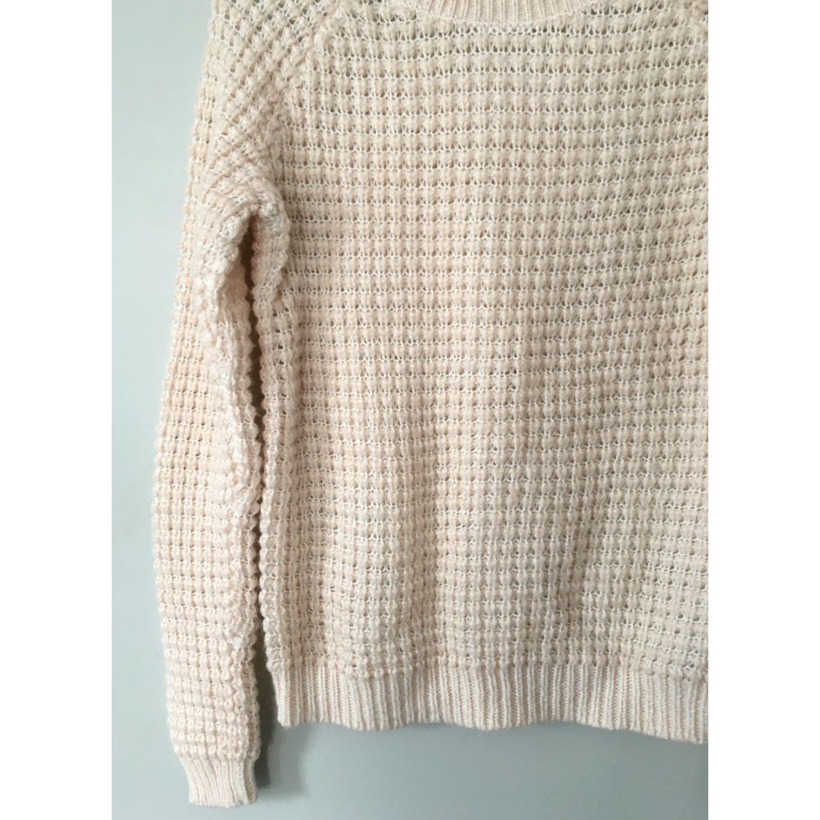Forever 21 FOREVER 21 CHUNKY KNIT SWEATER Pale Pink SIZE SMALL Women S Round Neck Pullover Casual Knit Pre-owned Vintage: No Size S / US 4 / IT 40 - 2 Thumbnail