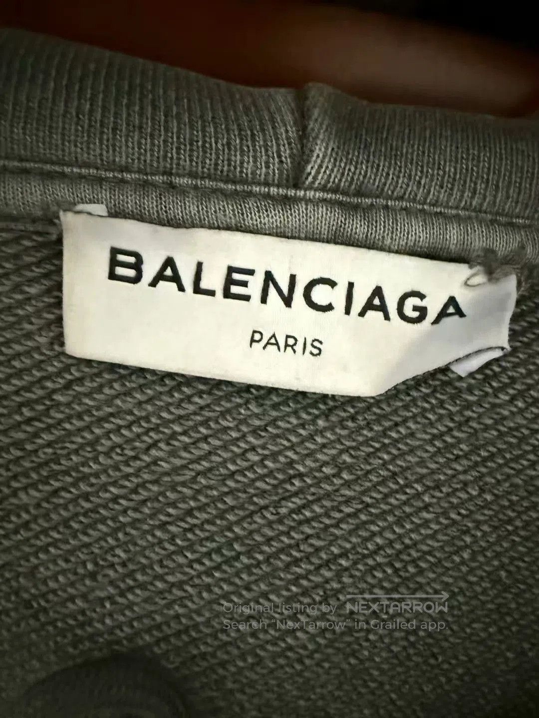 Balenciaga balenciaga logo sweatshirt in washed black. Size US M / EU 48-50 / 2 - 3 Thumbnail