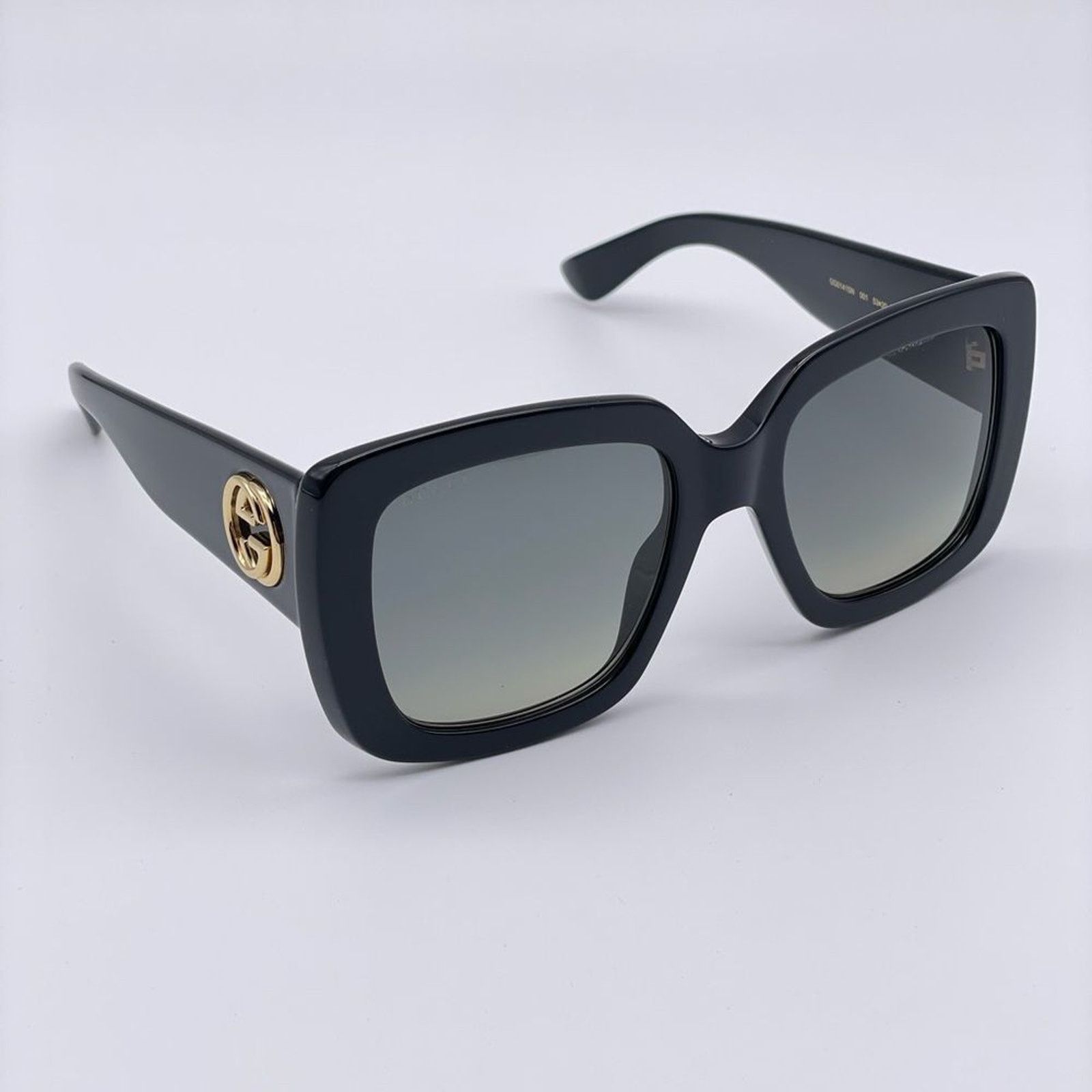 Gucci BRAND NEW GUCCI GG0141SN 001 Black/Grey Women Sunglasses Size ONE SIZE - 2 Thumbnail