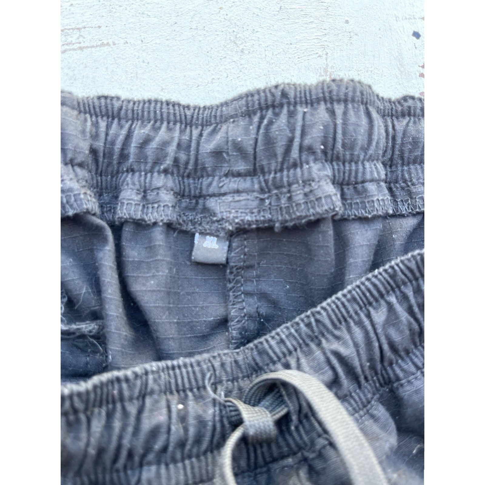 Vintage HYPERFLY Joggers Black Solid XL Stretch Active Gym MMA Jiu Jitsu Nylon BBJ Men’s Pants Tapered Size US 36 / EU 52 - 6 Thumbnail