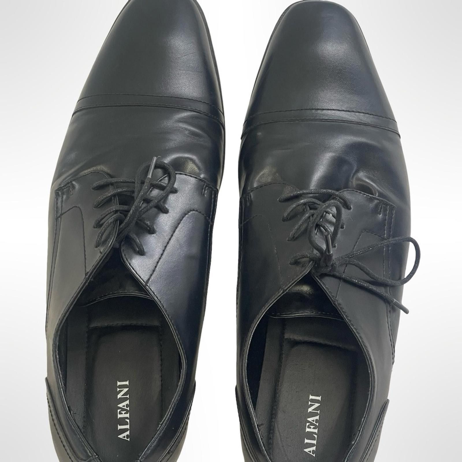 Alfani Alfani Black Men's Dress Shoes size 12 Size US 12 / EU 45 - 3 Thumbnail