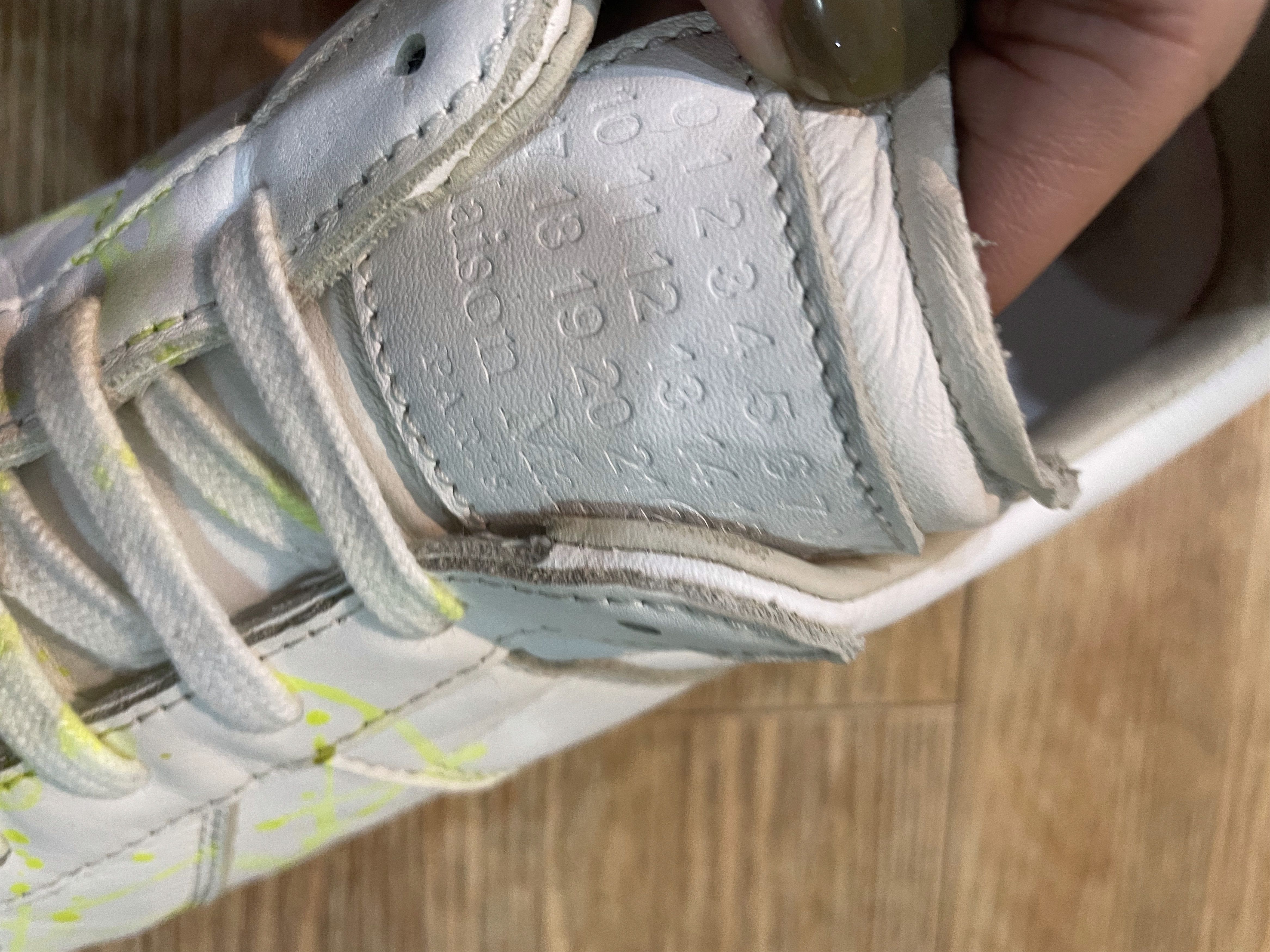 Maison Margiela Maison Margiela GATs Reploca Paint Splatter Fluorescnt SS18 Size US 12 / EU 45 - 12 Thumbnail
