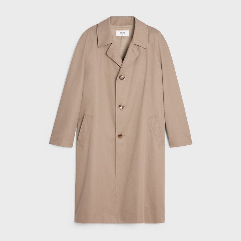 Celine oversized mac coat in technical cotton beige Size US XXL / EU 58 / 5 - 1 Thumbnail