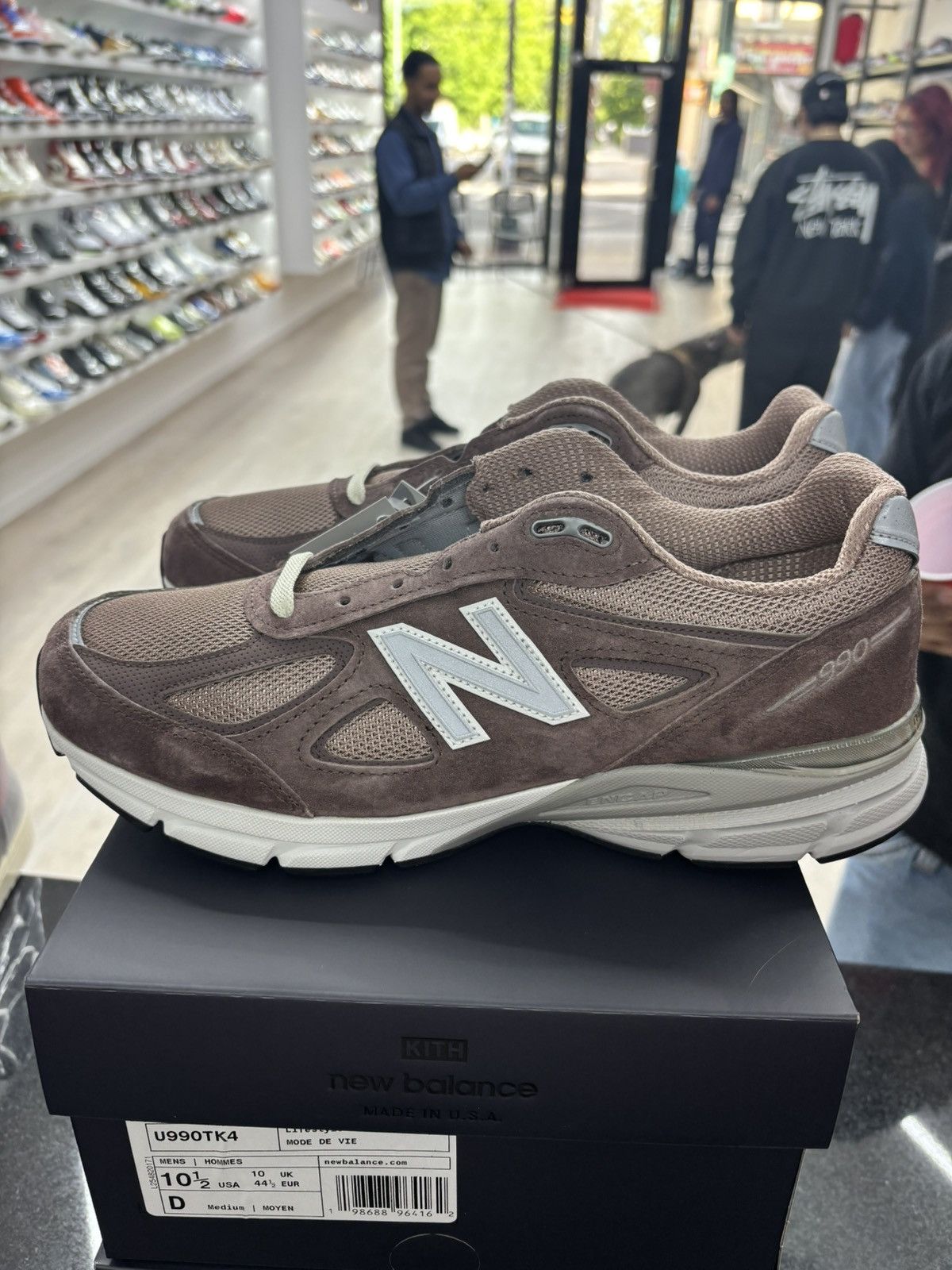 Kith × New Balance KITH X NEW BALANCE 990V4 Size US 10.5 / EU 43-44 - 1 Thumbnail