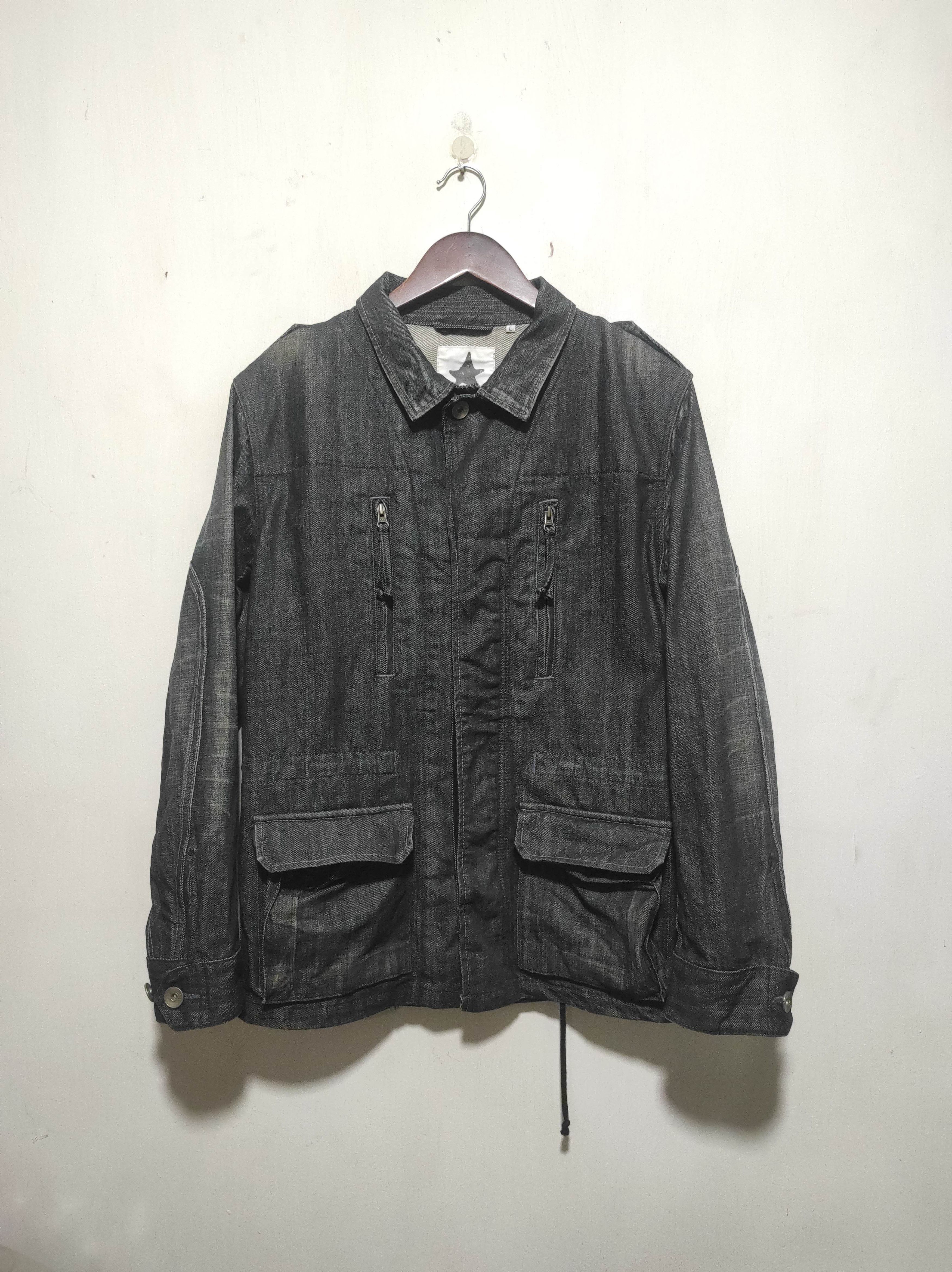 Levi's Vintage Clothing Vintage Levis Denim Parka Jacket Size US M / EU 48-50 / 2 - 2 Thumbnail