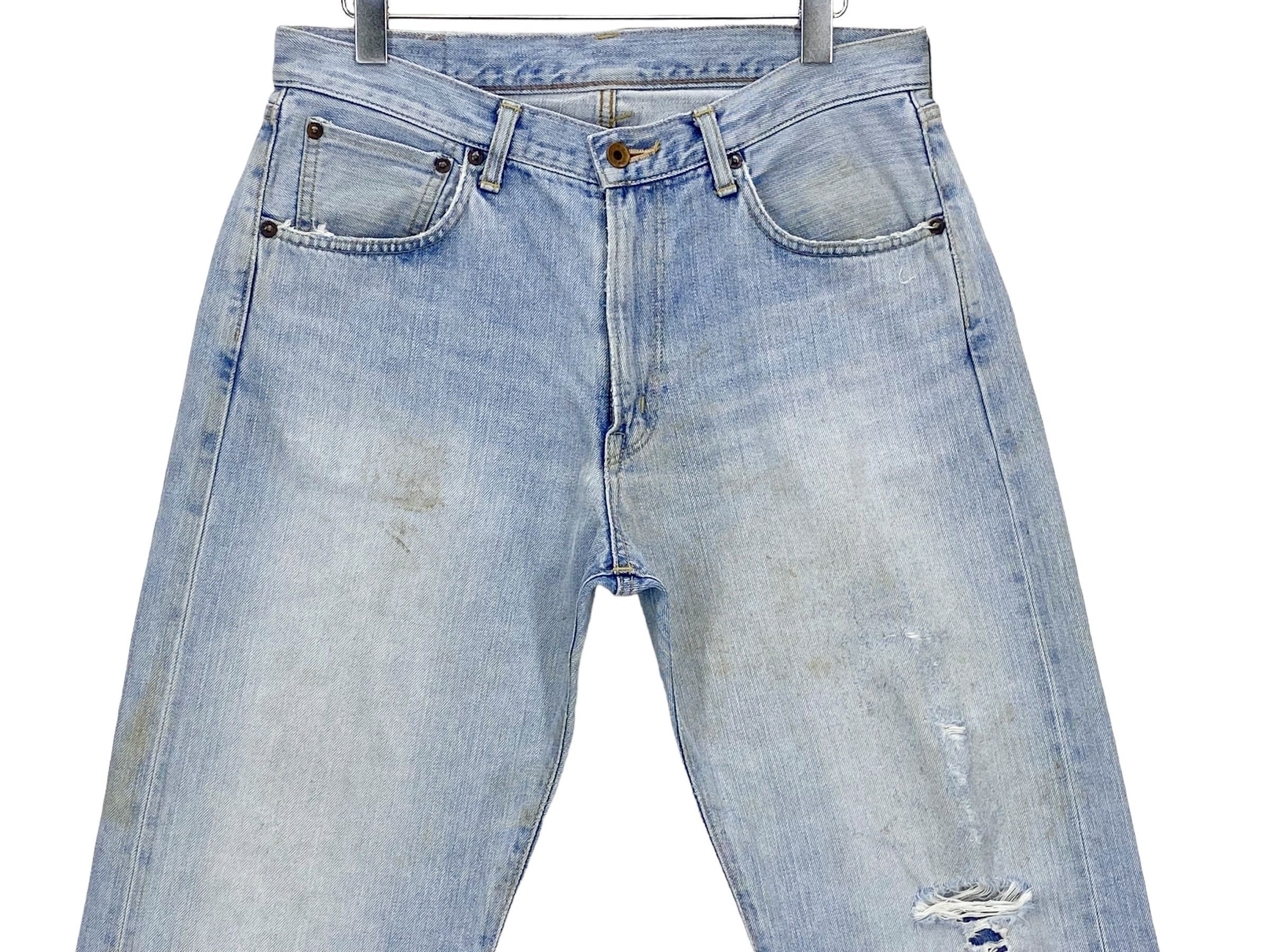 Edwin Edwin Selvedge Denim Jeans Distressed Selvedge Pants Japan Size US 32 / EU 48 - 3 Thumbnail