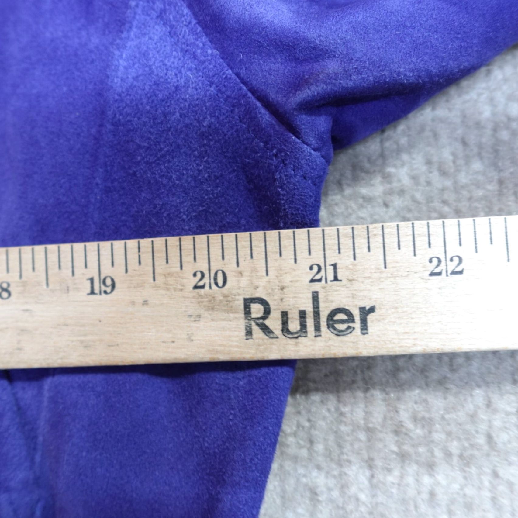 Vintage VINTAGE Polo Sport Jacket Men L Blue Purple Suede NWT 1195 Sports Polo Ralph Lauren Shirt? Size US L / EU 52-54 / 3 - 7 Thumbnail