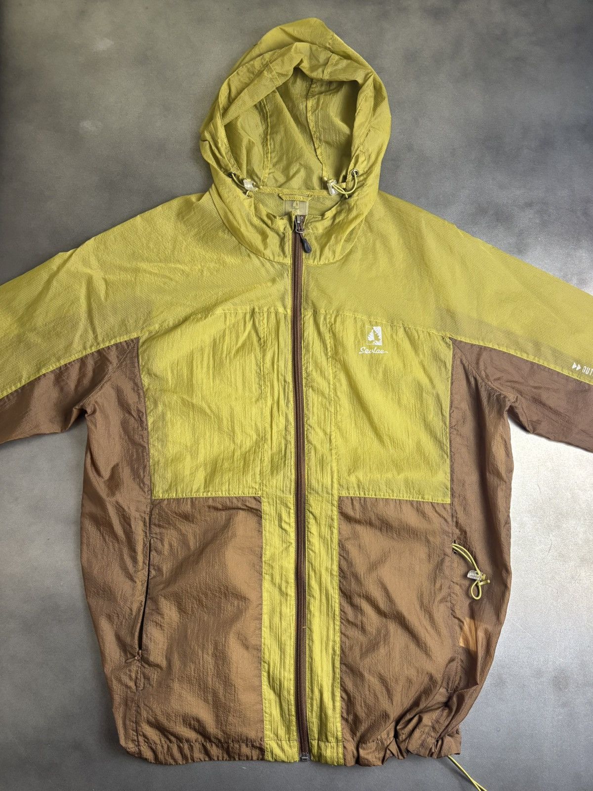 Japanese Brand × Oakley × Salomon Selvae China Mesh Shell Jacket Ultralight Packable Sheer Size US S / EU 44-46 / 1 - 3 Thumbnail