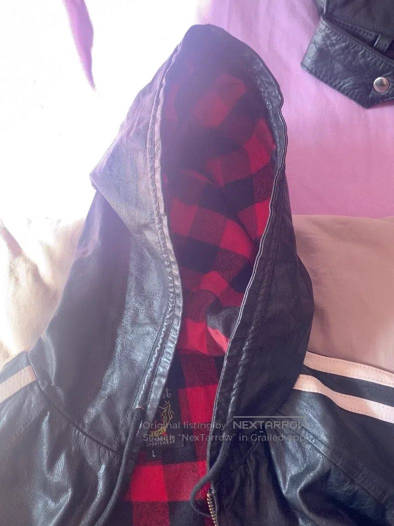 Schott Schott Hooded plant-tanned sheepskin leather coat Size US M / EU 48-50 / 2 - 9 Thumbnail