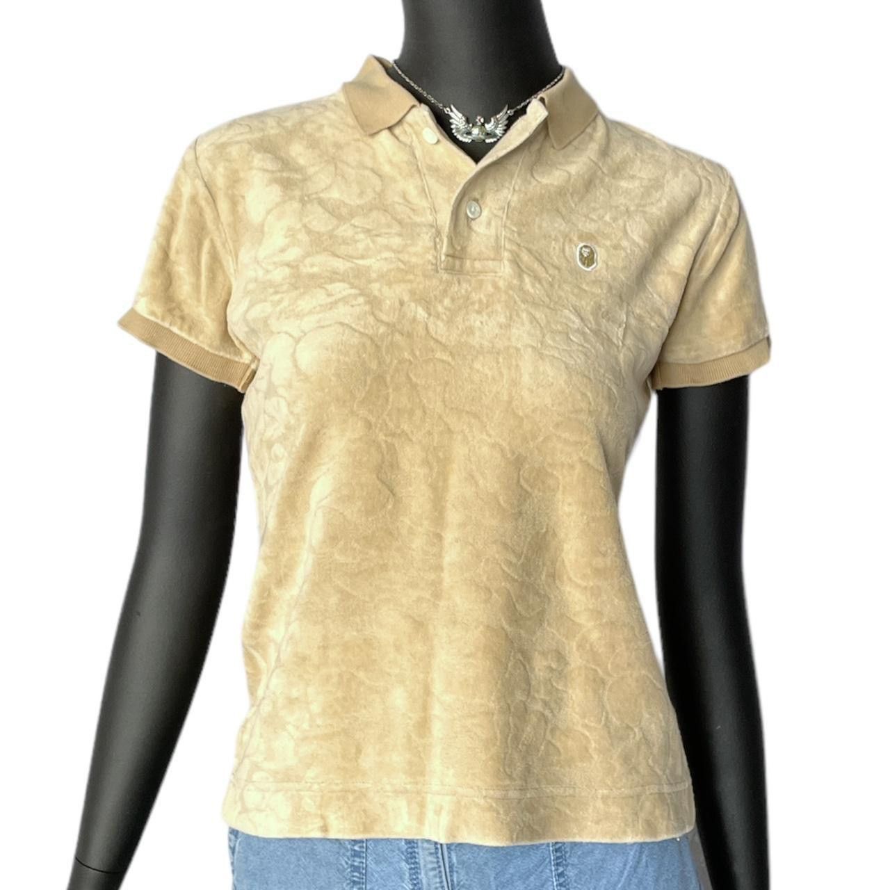 Bape bathing ape velvet camo polo Size S / US 4 / IT 40 - 5 Thumbnail