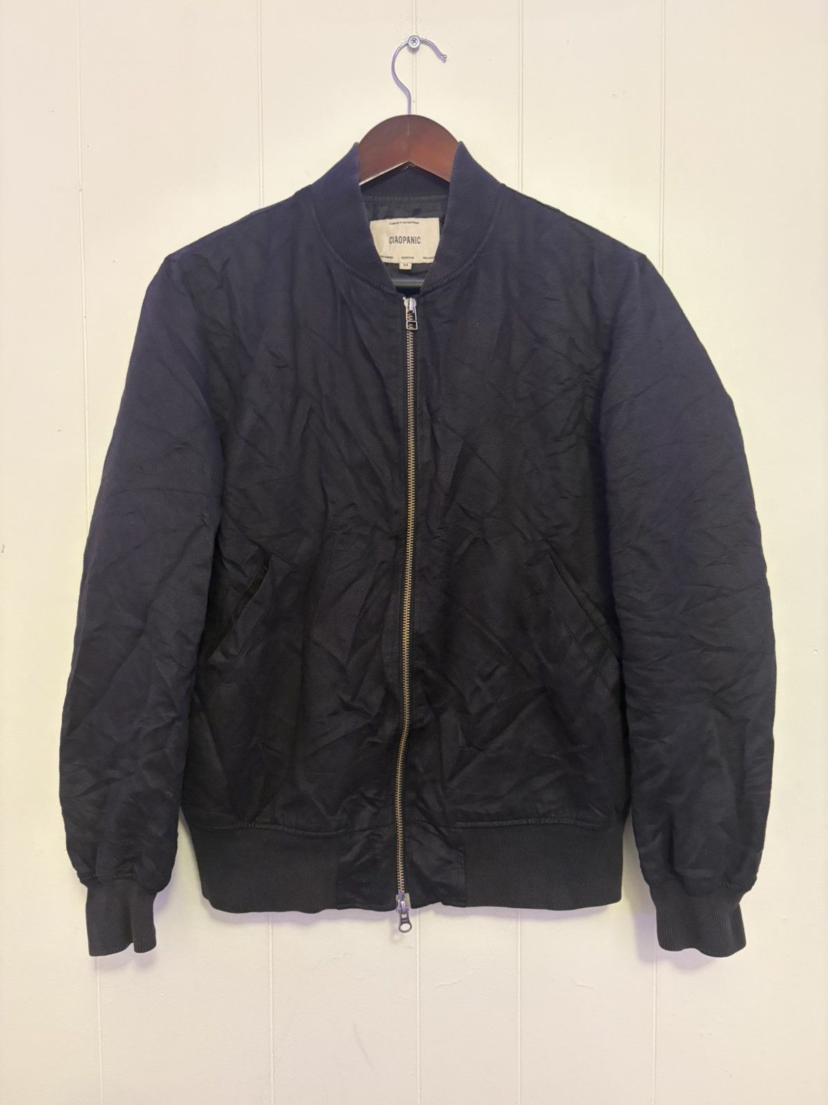 Ciaopanic Ciaopanic very light black suede bomber jacket Size US M / EU 48-50 / 2 - 1 Thumbnail