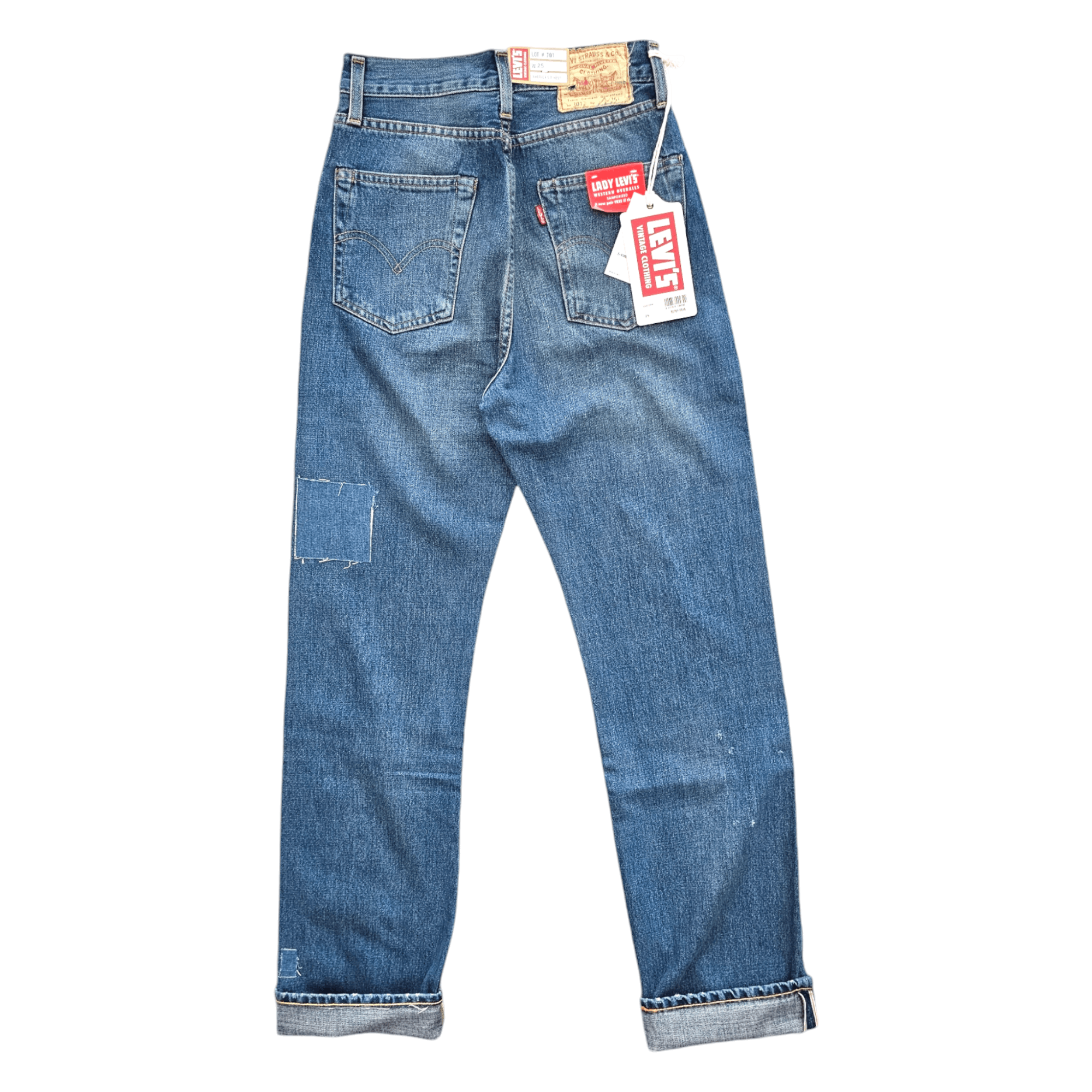 Levi's 1950 Vintage Clothing LVC 701 High Waisted Jeans Women's 26 Selvedge  $255