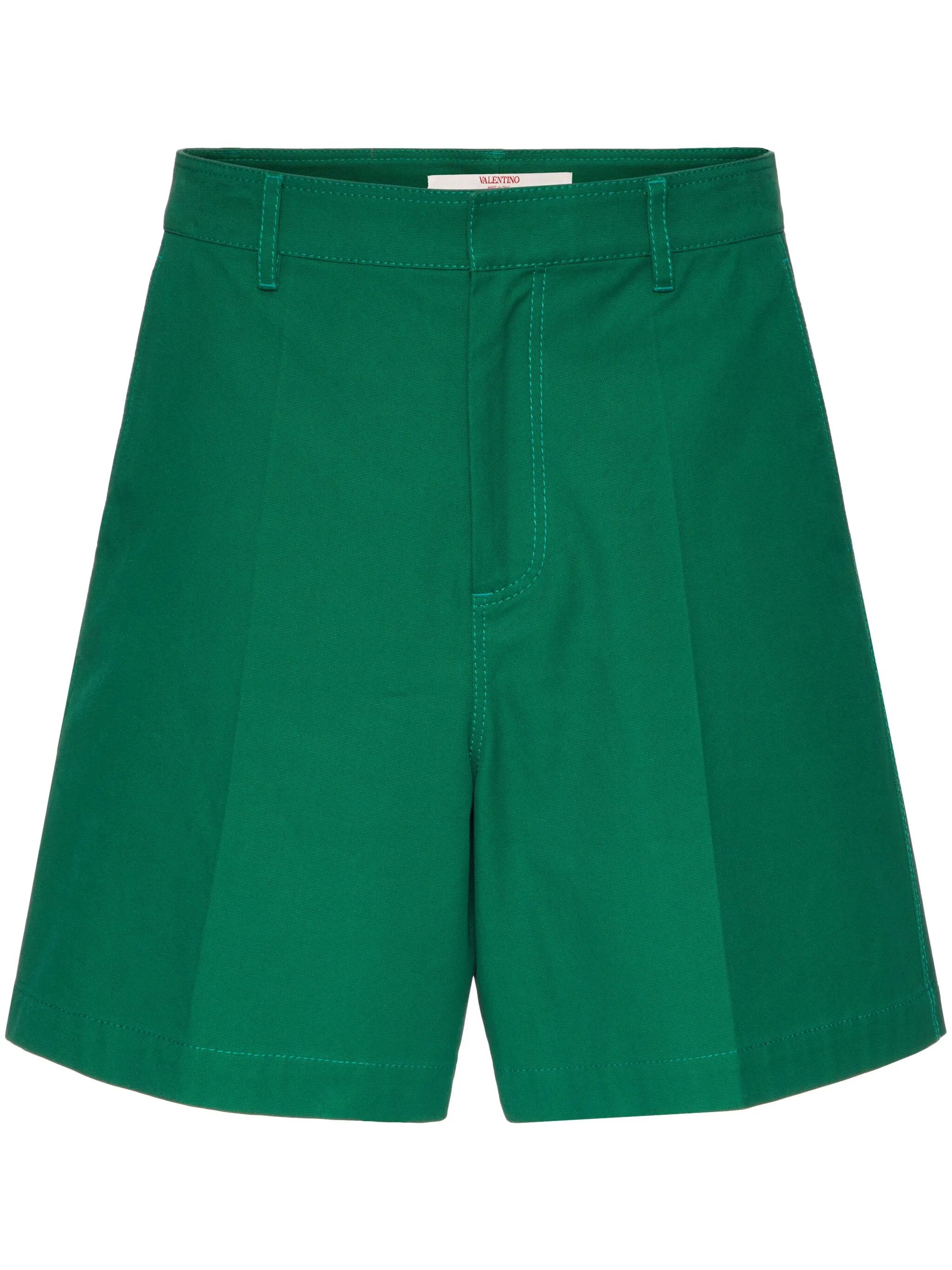 Valentino o1y0525 Short in Emerald Green Size US 38 / EU 54 - 1 Thumbnail