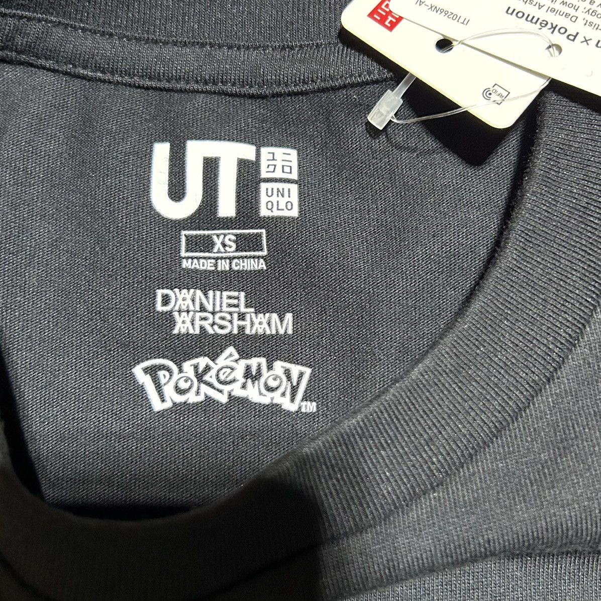 Pokemon × Uniqlo Uniqlo Pokemon Daniel Arsham Shirt Pikachu Black Mens XS NEW Size US XS / EU 42 / 0 - 3 Thumbnail