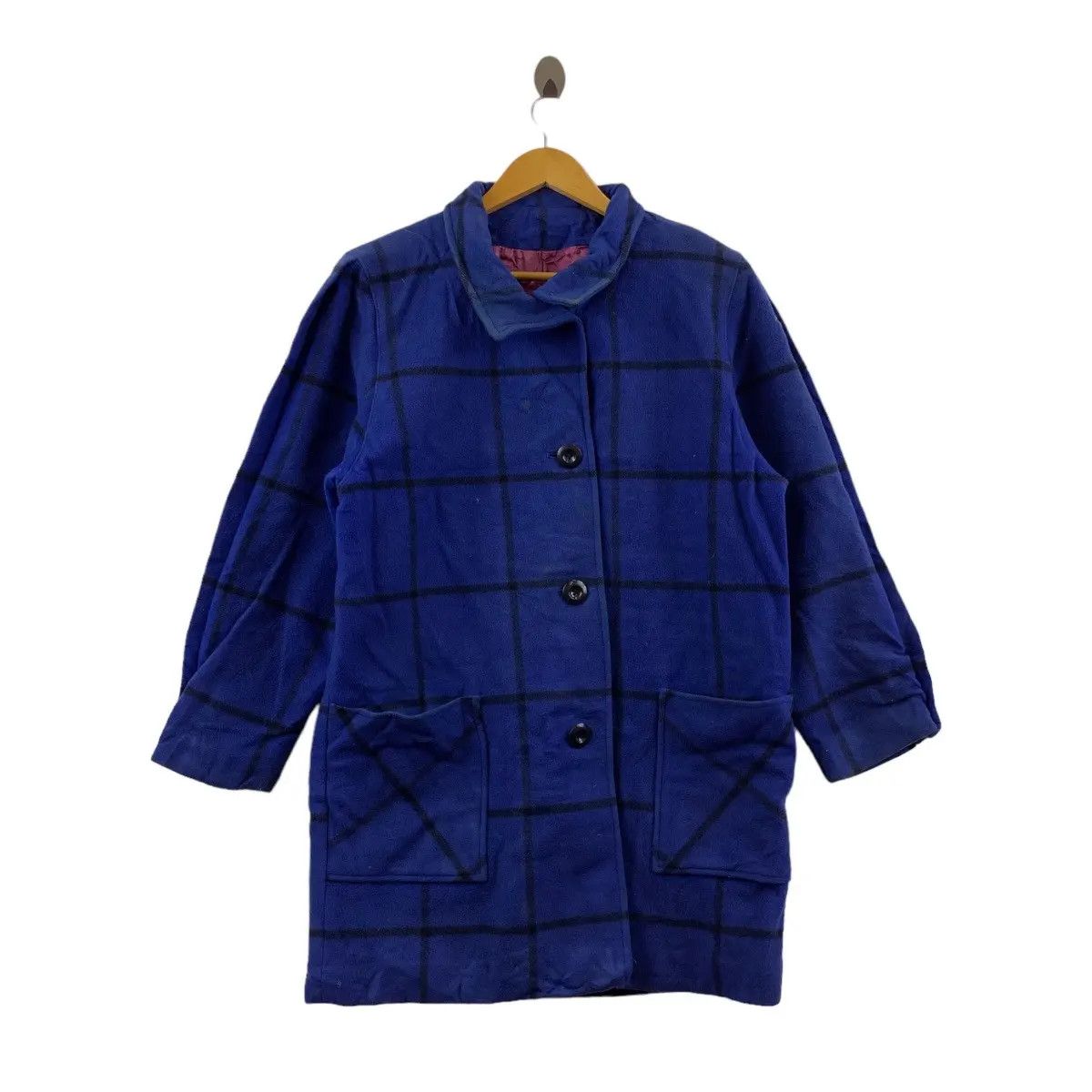Other Vintage 70’ JACOB CROWLEY Made In Canada Tartan Overcoat Size M / US 6-8 / IT 42-44 - 1 Thumbnail