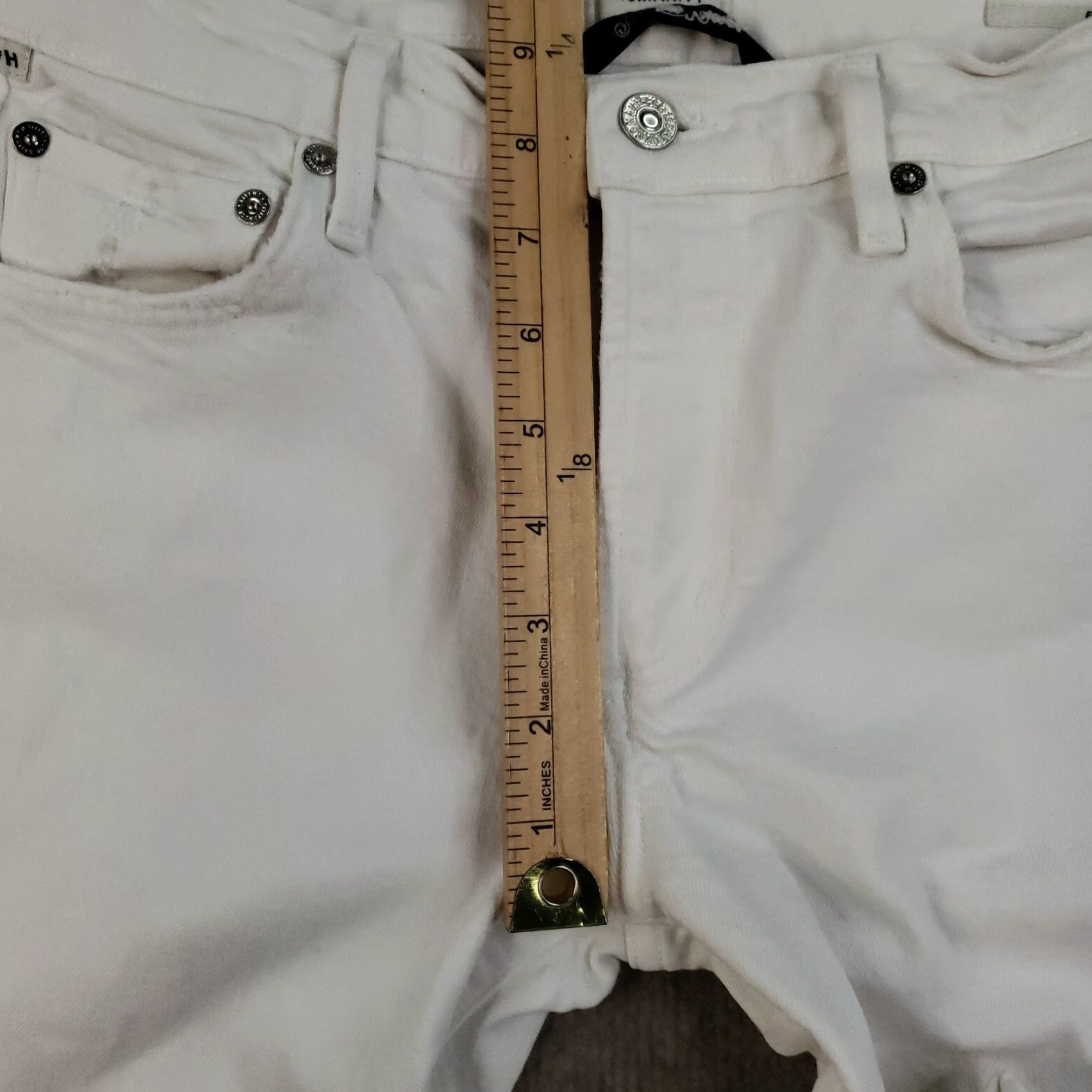 Citizens Of Humanity Citizens Of Humanity Jeans Womens Size 27 White Ella Mid Rise Slim Crop Stretch Cropped Jeans Women 27in Inseam 25in White Ella Stretch Size 27" / US 4 / IT 40 - 7 Thumbnail