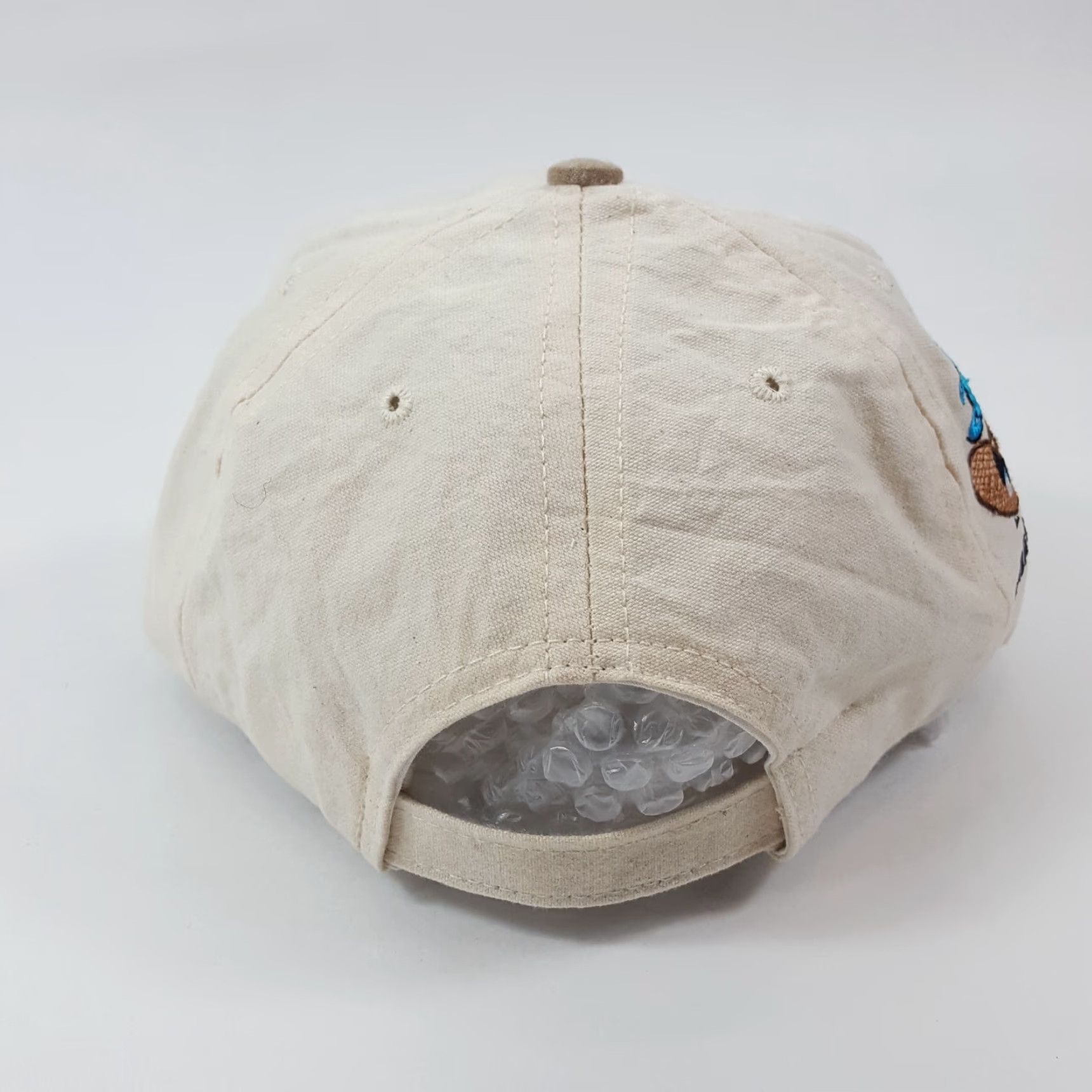 Vintage VINTAGE Brett Ogle Funny Golf Parody Adjustable Baseball Cap Hat, One Size, Beige, 90s, Mens Size ONE SIZE - 6 Thumbnail
