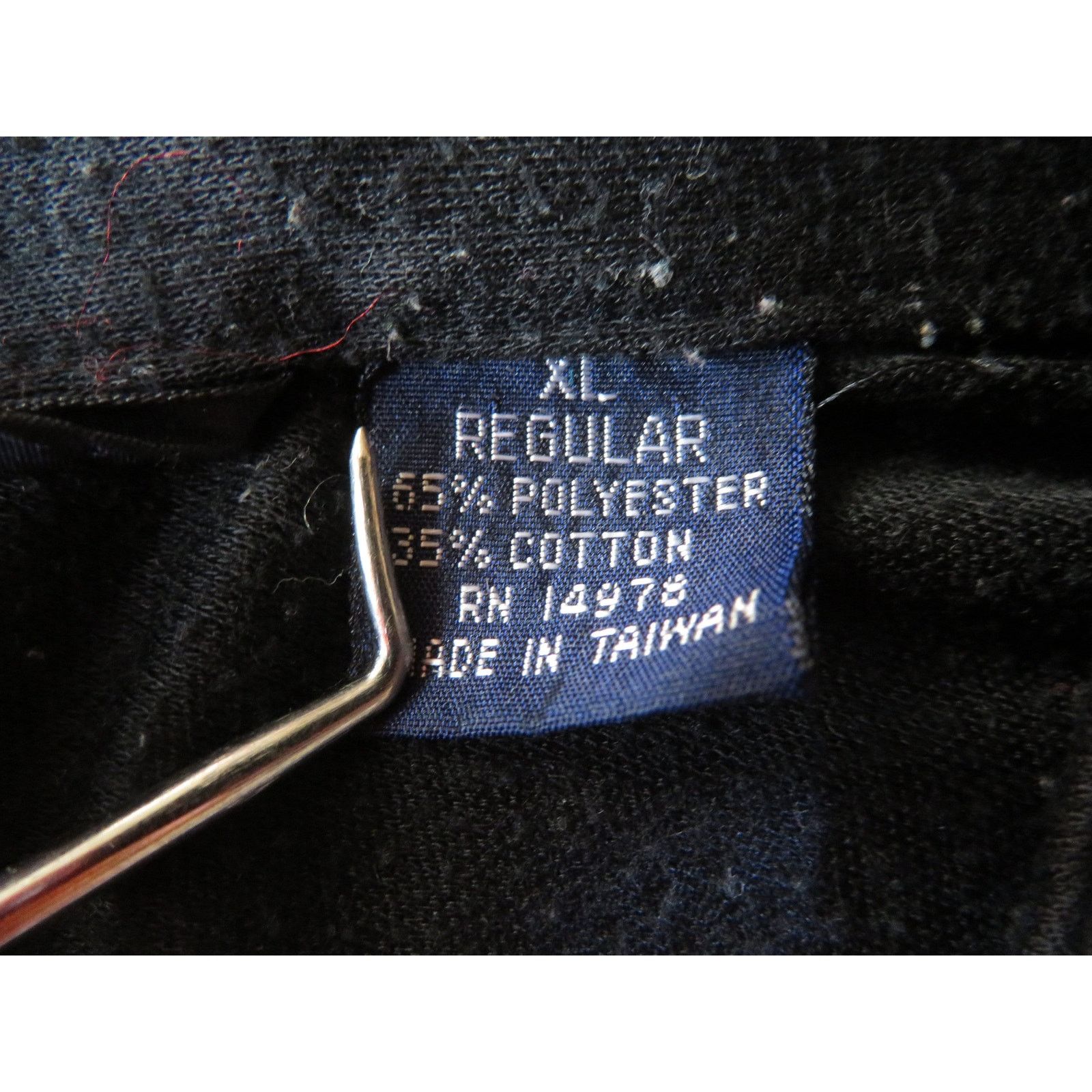 Other Windbreaker Pocket Polo Shirt, Snap-Up, White Sz XL 1980s Size L / US 10 / IT 46 - 4 Thumbnail