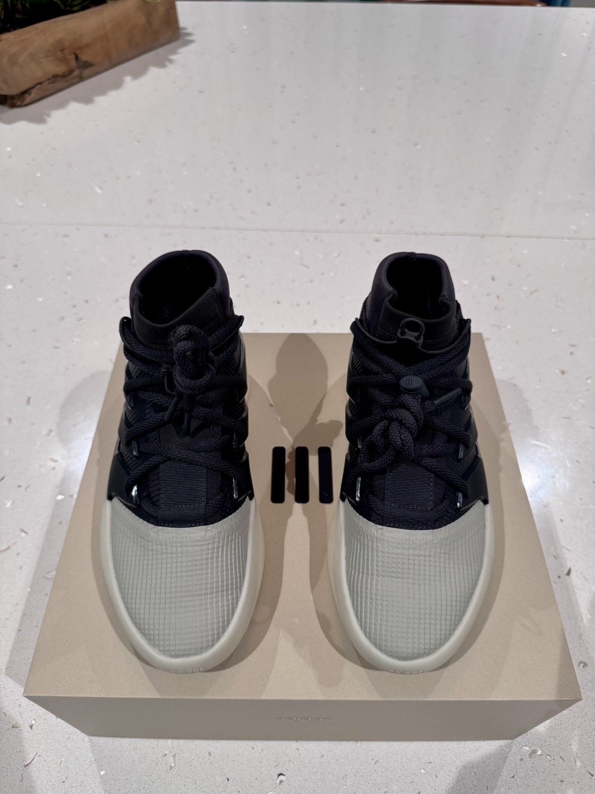 Adidas × Fear of God Fear of God Athletics x adidas I Basketball 'Carbon Sesame' Size US 7.5 / EU 40-41 - 5 Thumbnail