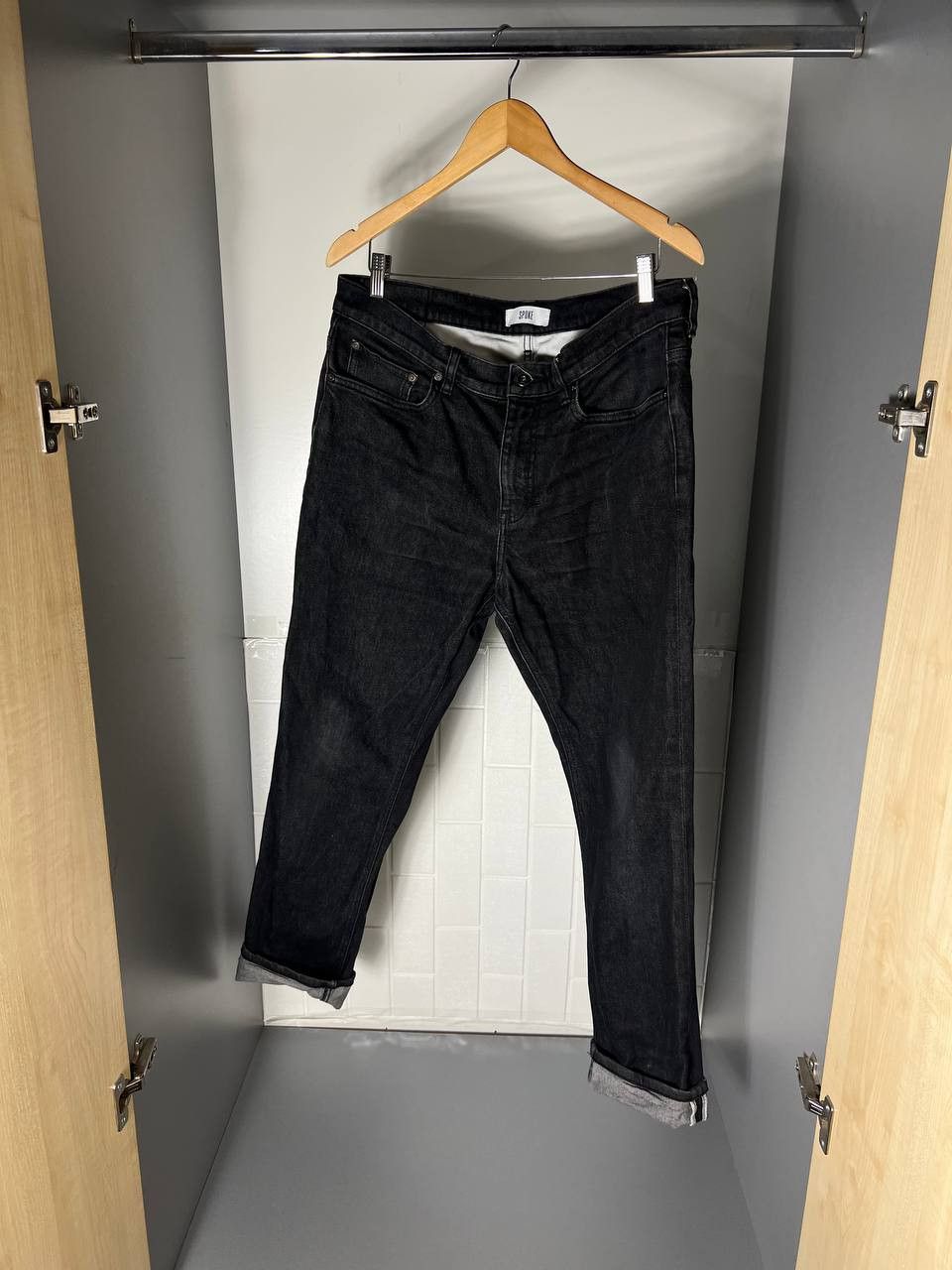 Japanese Brand VINTAGE SPOKE DENIM DESIGNER JEANS CASUAL Y2K 90s Size US 35 - 3 Thumbnail