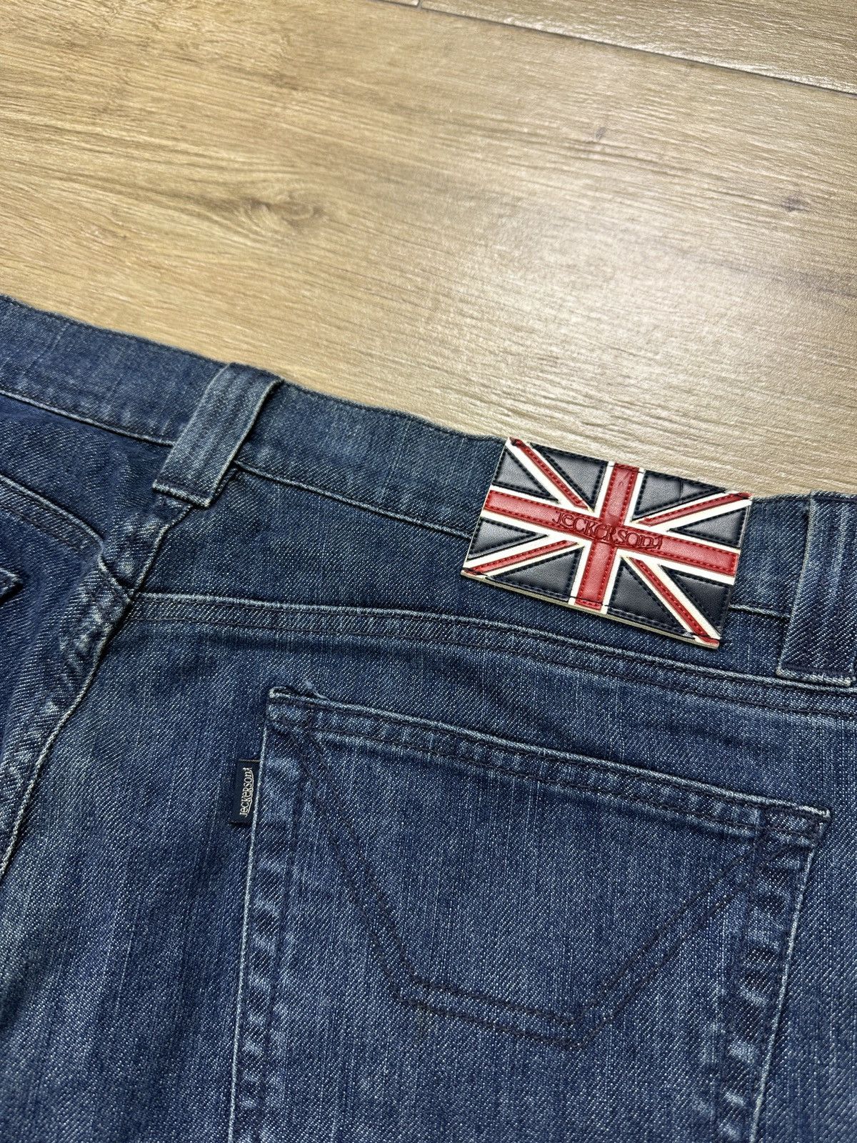Vintage Jeckerson Limited Edition British Flag Jeans Grailed