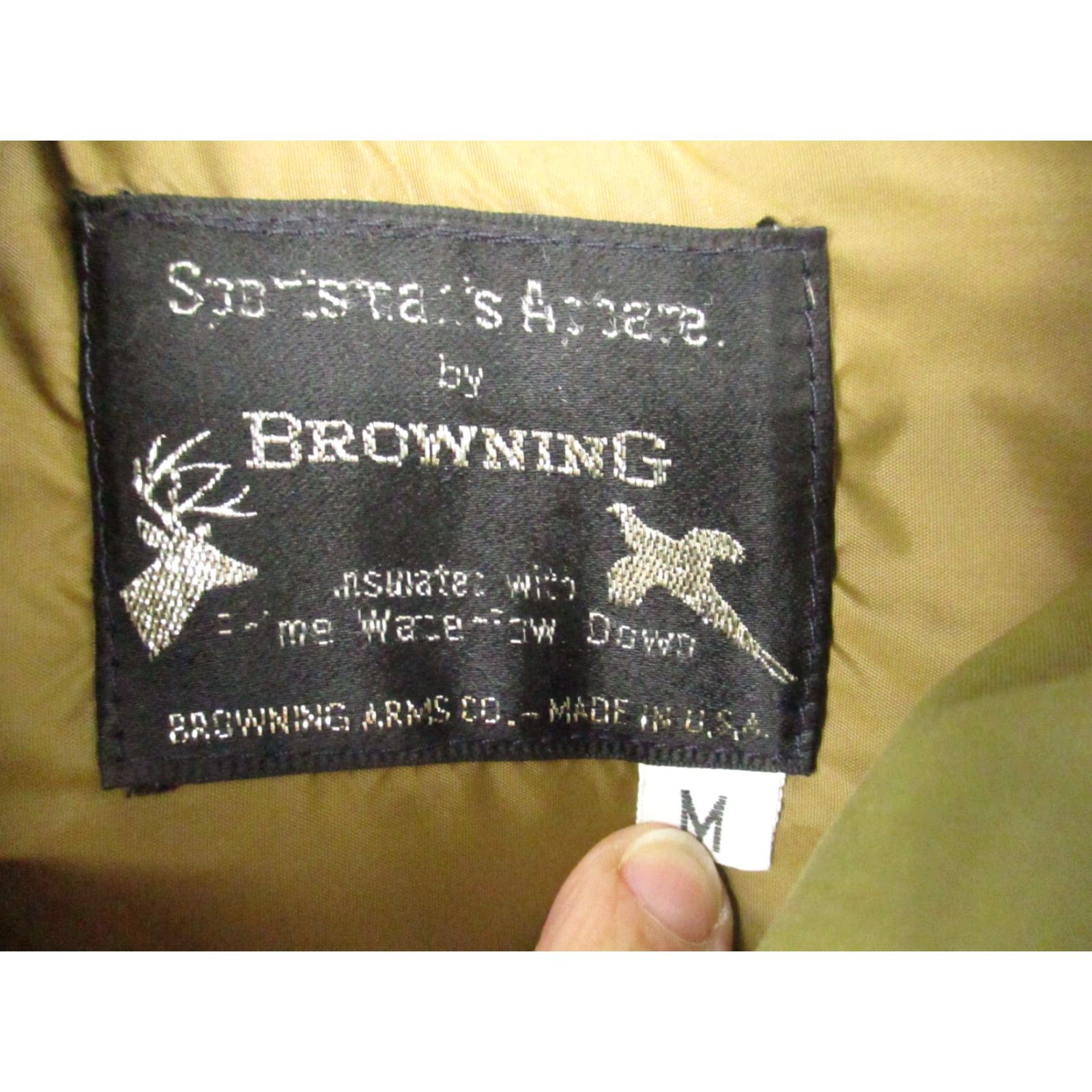 Vintage VINTAGE Browning Waterfow Down Puffer Jacket Medium Brown Made in USA Jacket Men M Brown Down Puffer USA Logo Size US M / EU 48-50 / 2 - 2 Thumbnail