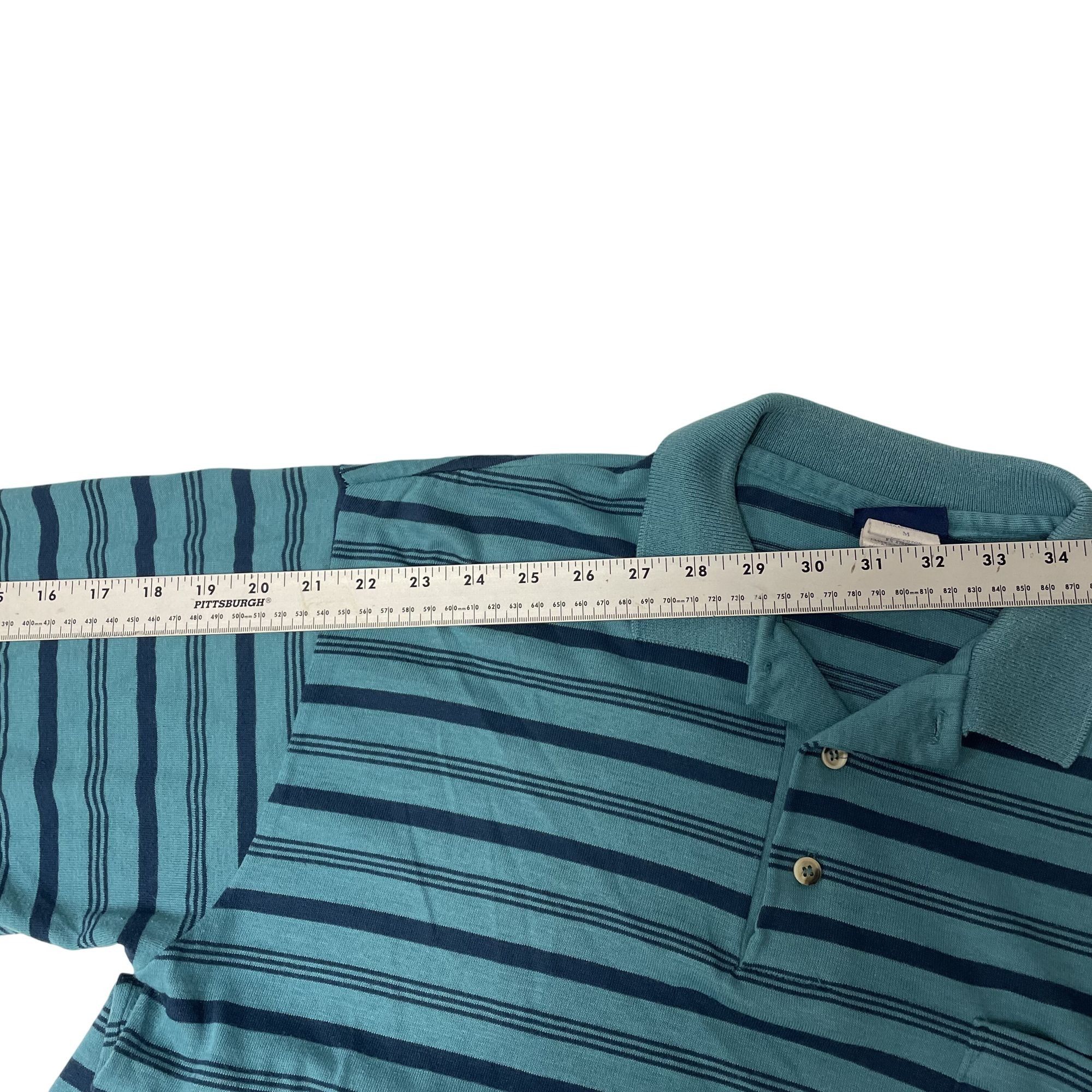 Puritan Vtg Puritan STRIPE Long Sleeve POLO SURFER Shirt Size US M / EU 48-50 / 2 - 8 Thumbnail
