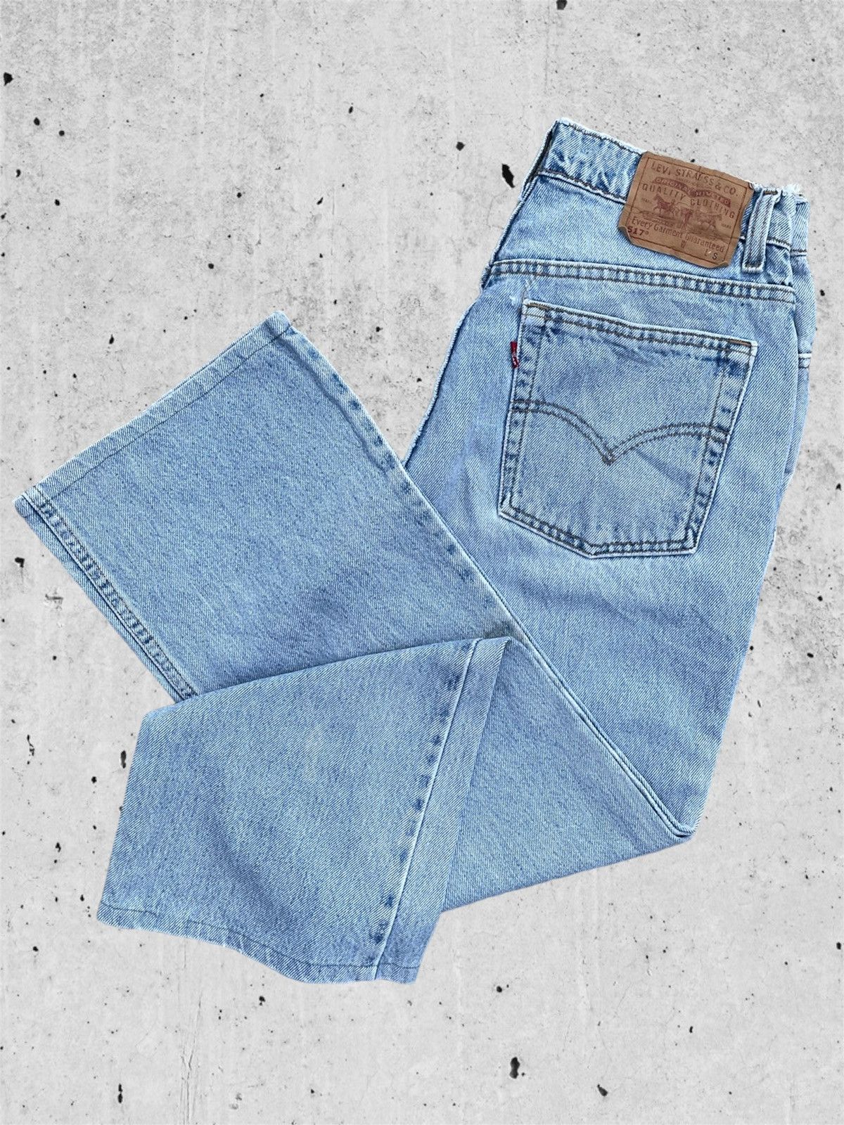 Jean × Levi's 🔥 Levi's 517 Boot Cut Distressed Denim W29🔥 Size US 29 - 15 Thumbnail